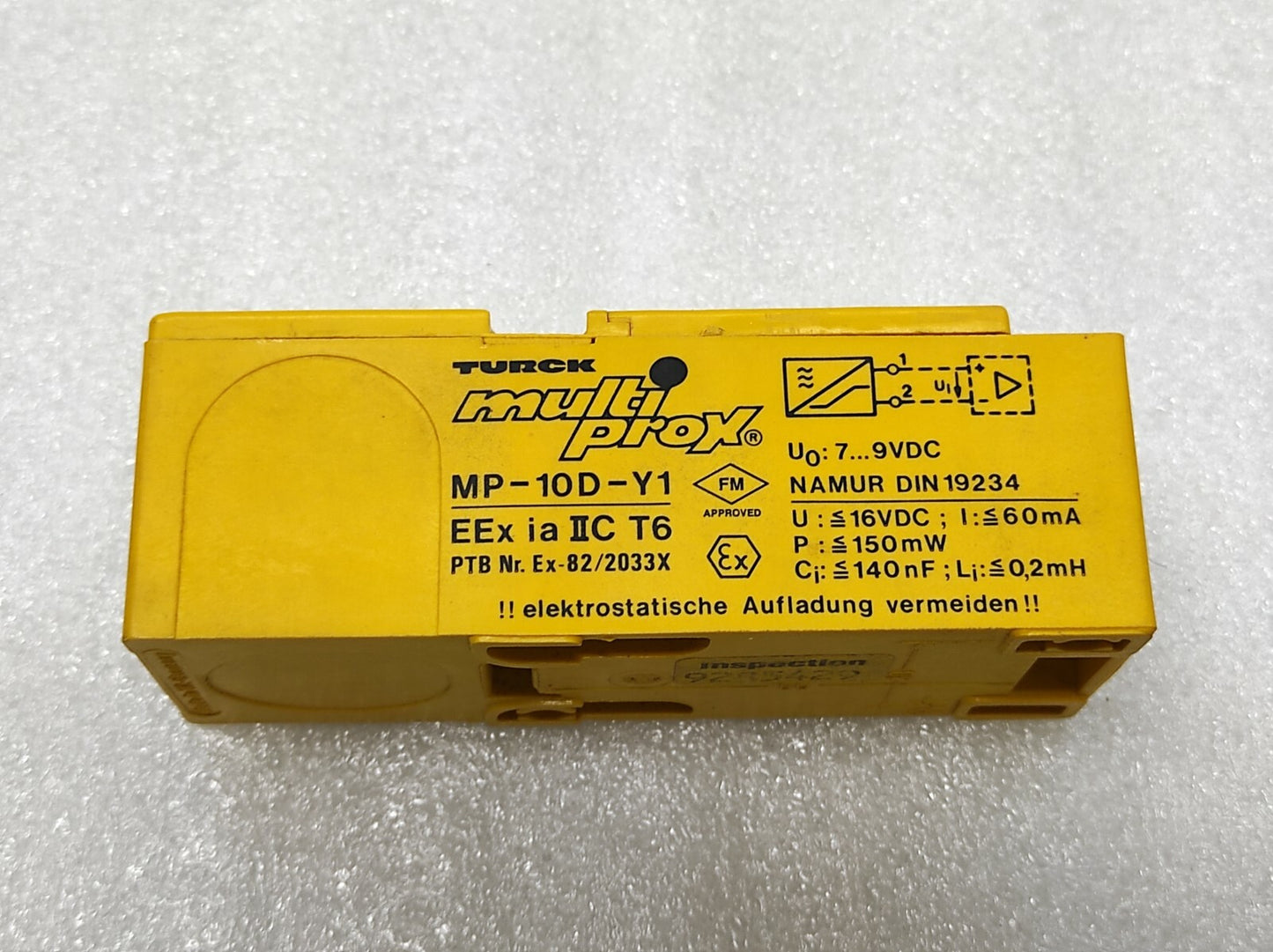 TURCK BANNER MP-10D-Y1 SENSOR MULTI PROX