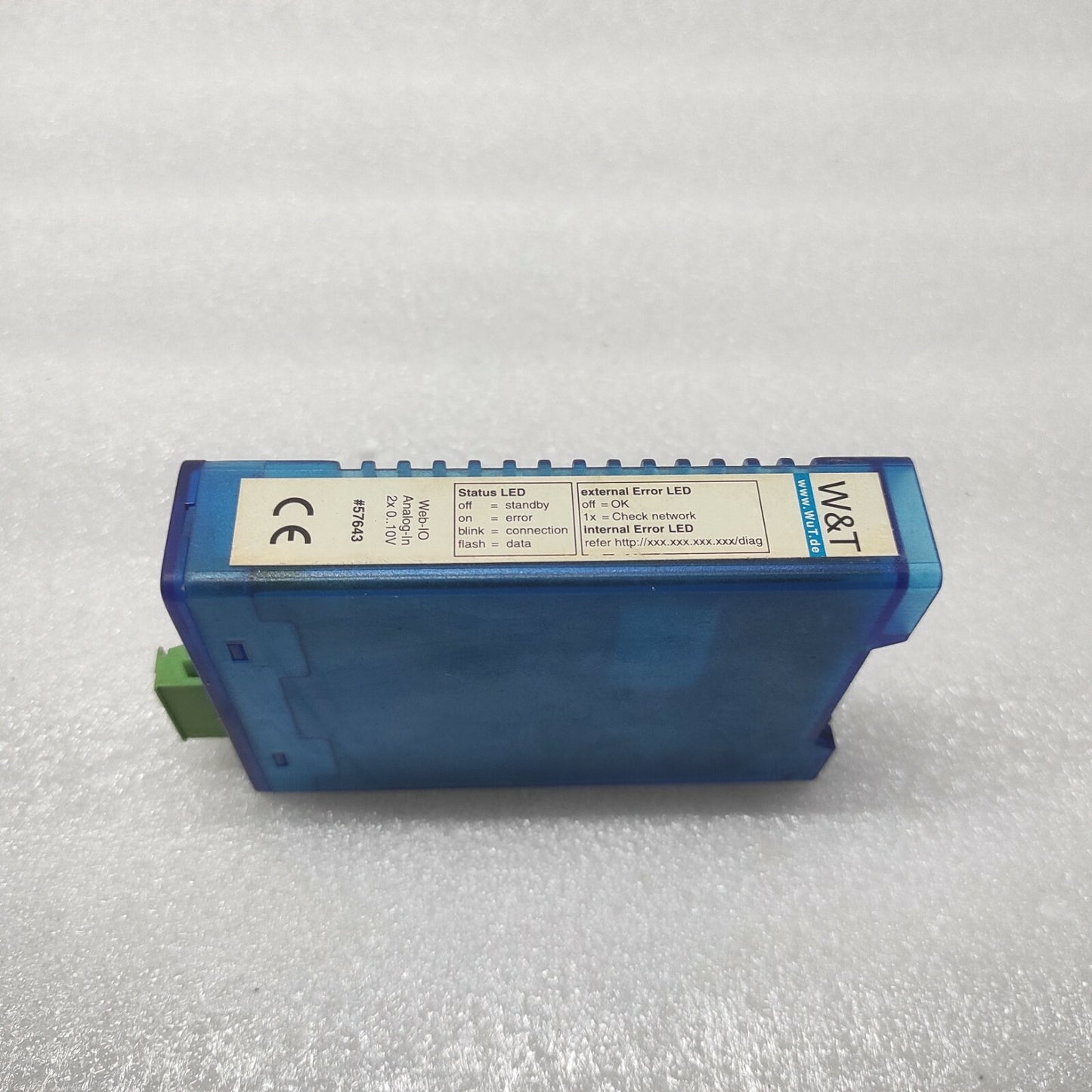 W&T WEB IO ANALOG INPUT MODULE 57643
