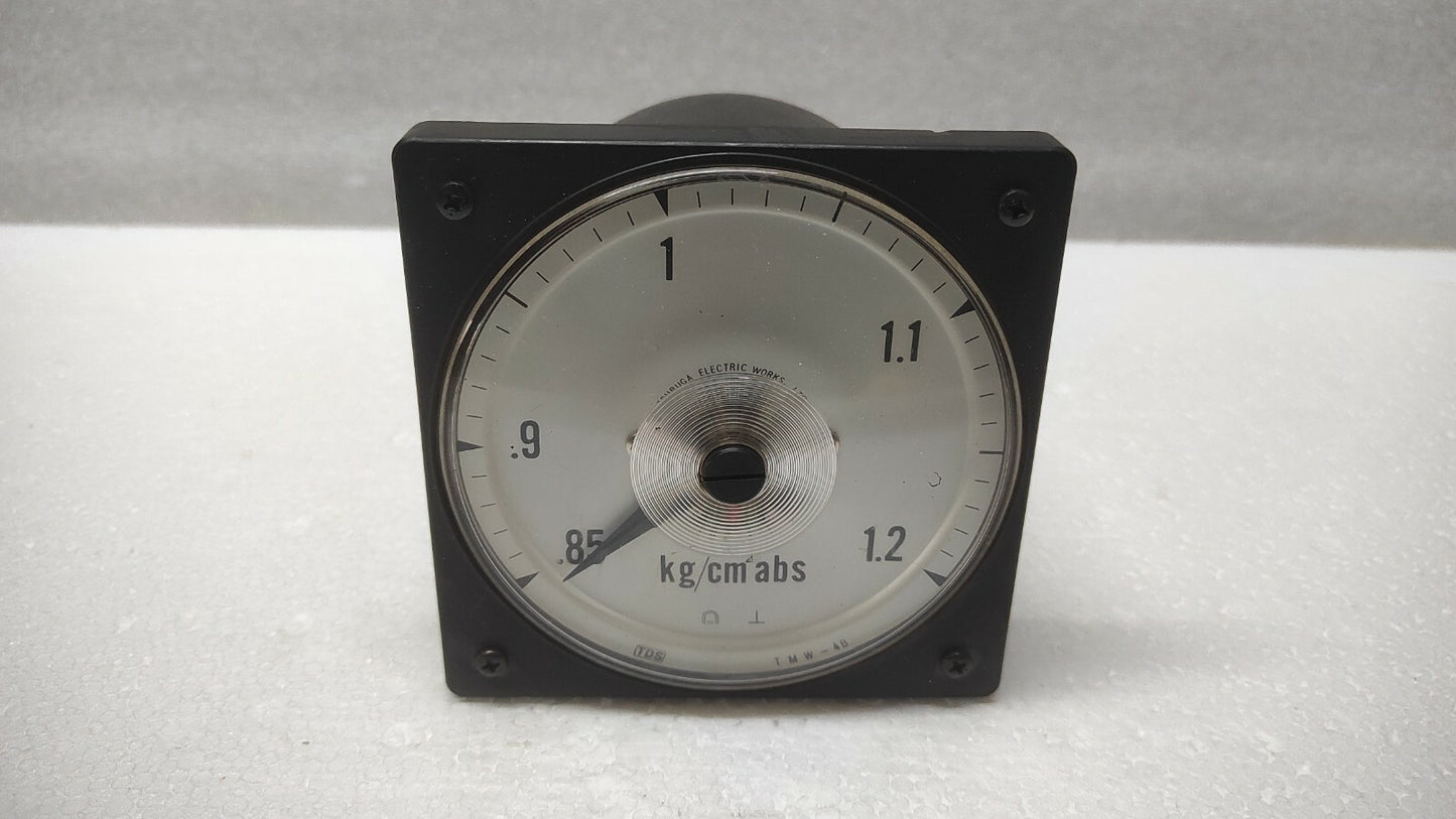 TDS TSURUGA ELECTRIC TMW-4B PRESSURE INDICATOR 0.85-1.2 KG/CM