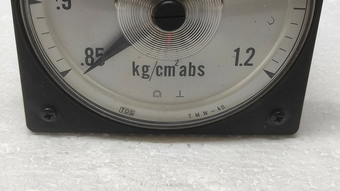 TDS TSURUGA ELECTRIC TMW-4B PRESSURE INDICATOR 0.85-1.2 KG/CM
