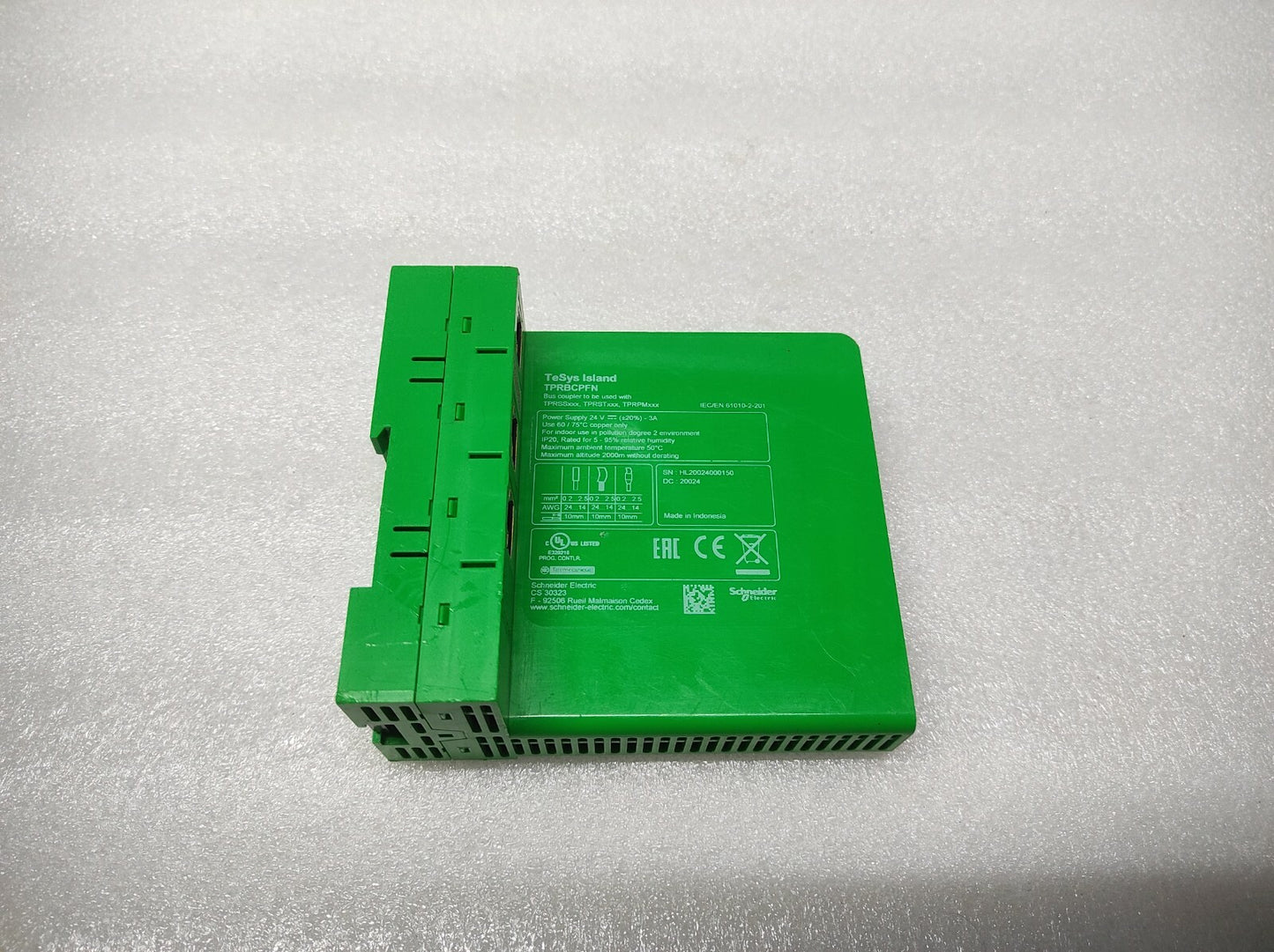 SE TESYS TPRBCPFN BUS COUPLER 24VDC