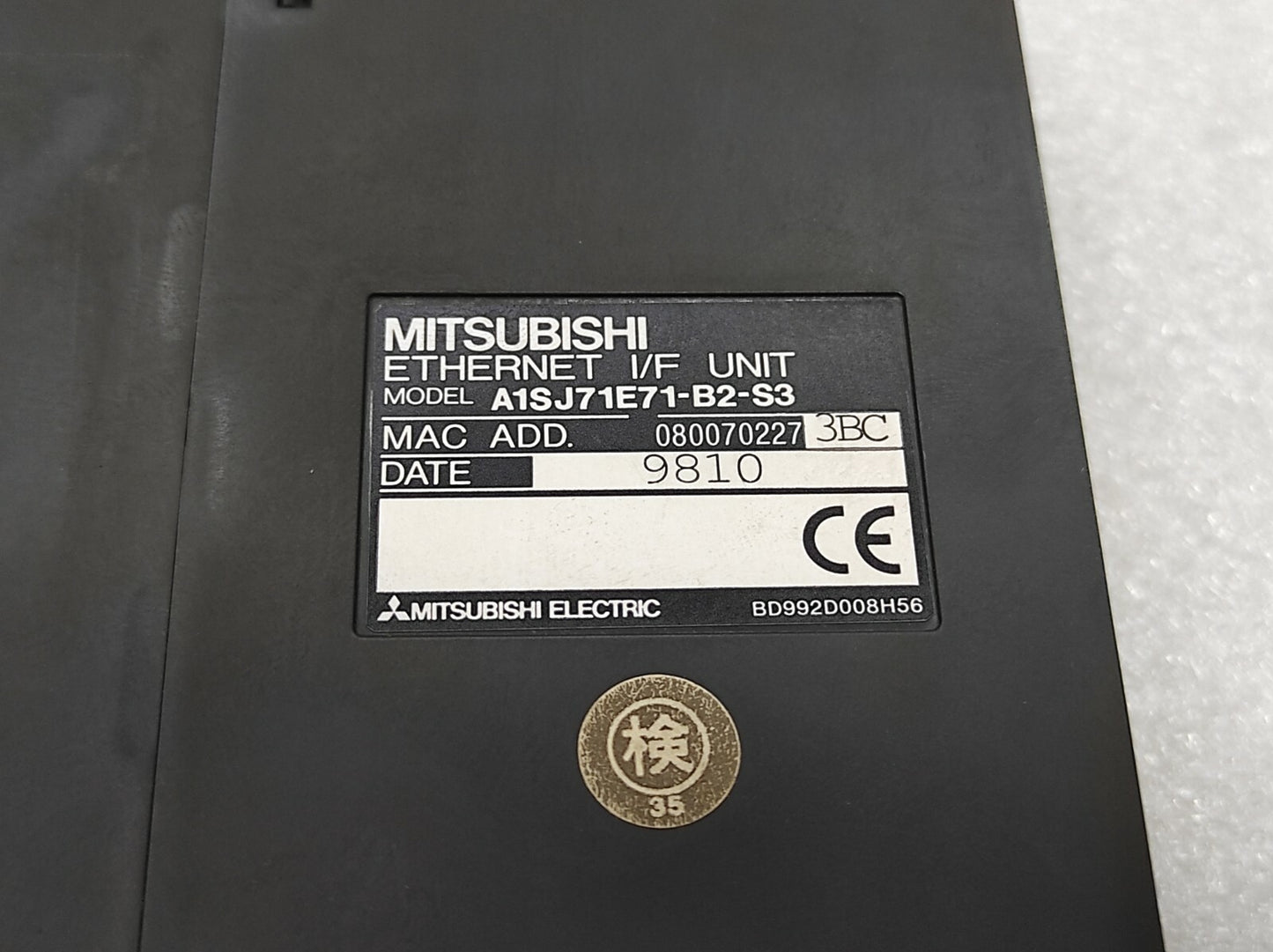 MITSUBISHI A1SJ71E71-B2-S3 ETHERNET I/F UNIT