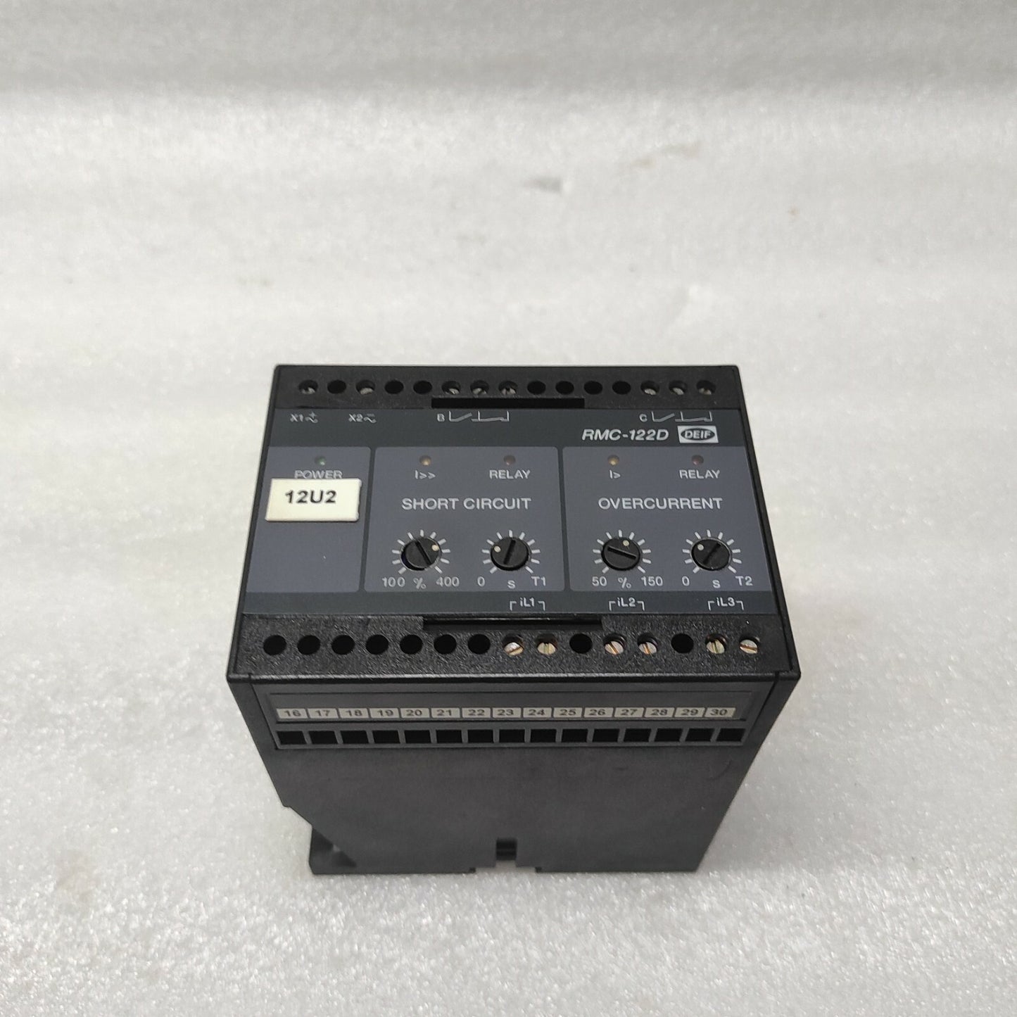 DEIF RMC-122D SHORT CIRCUIT AND OVERCURRENT PROTECTION RELAY 400002391.110 24VDC