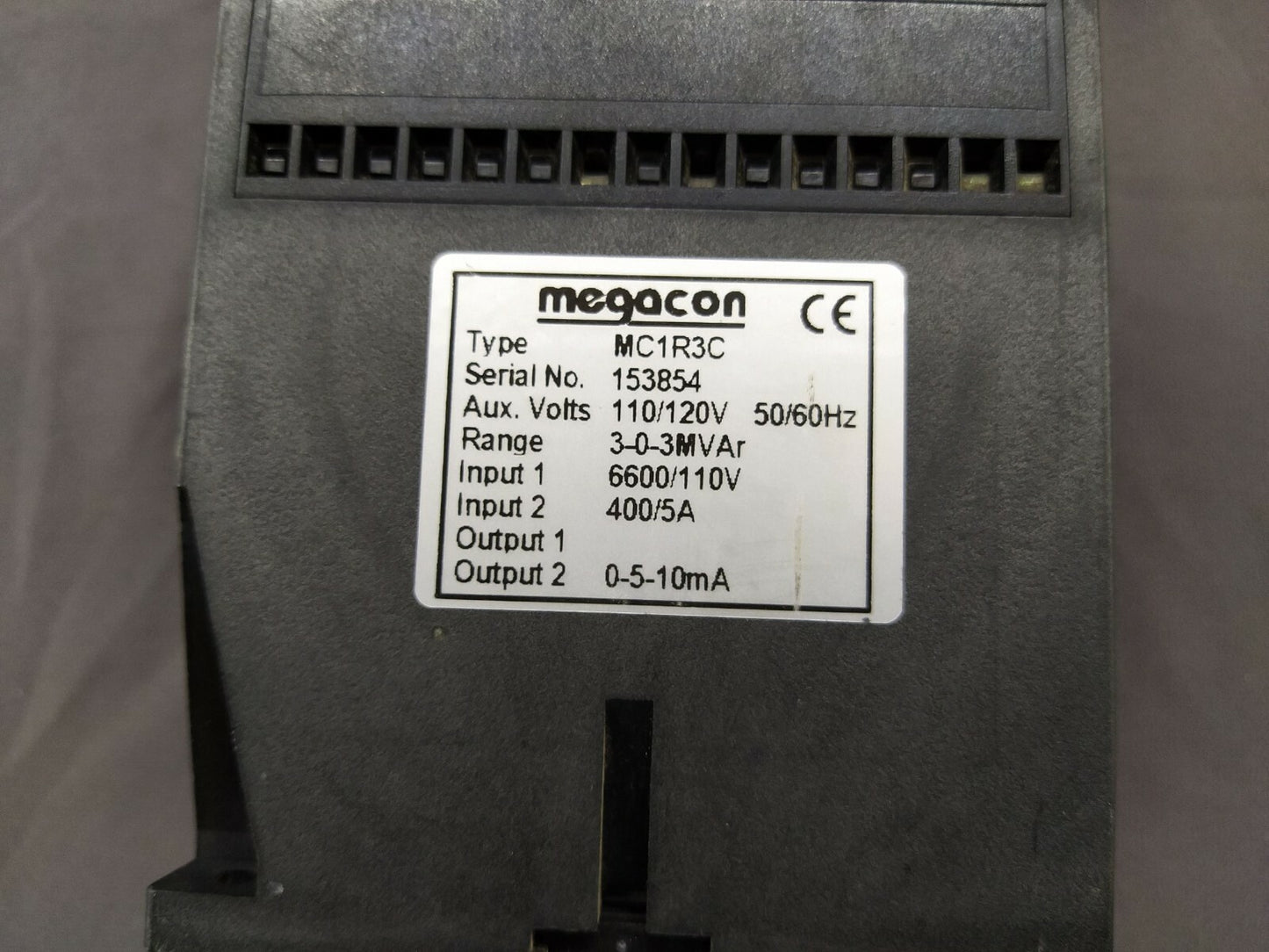 Megacon MC1R3C Power Transducer 110/120V