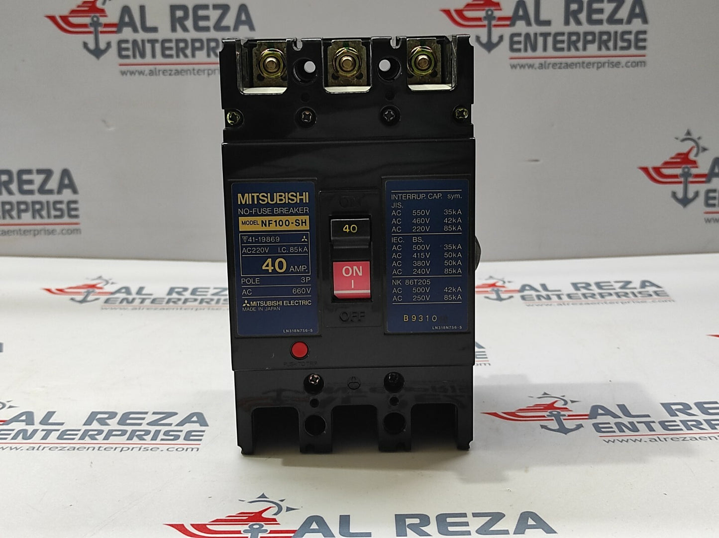 MITSUBISHI NF100-SH NO-FUSE BREAKER 40A  3P 660V
