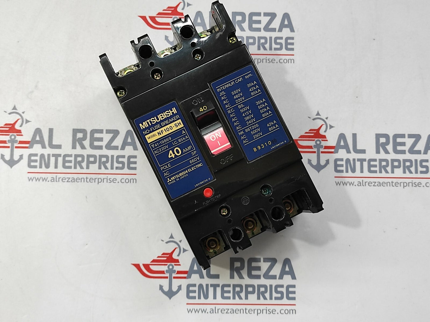 MITSUBISHI NF100-SH NO-FUSE BREAKER 40A  3P 660V