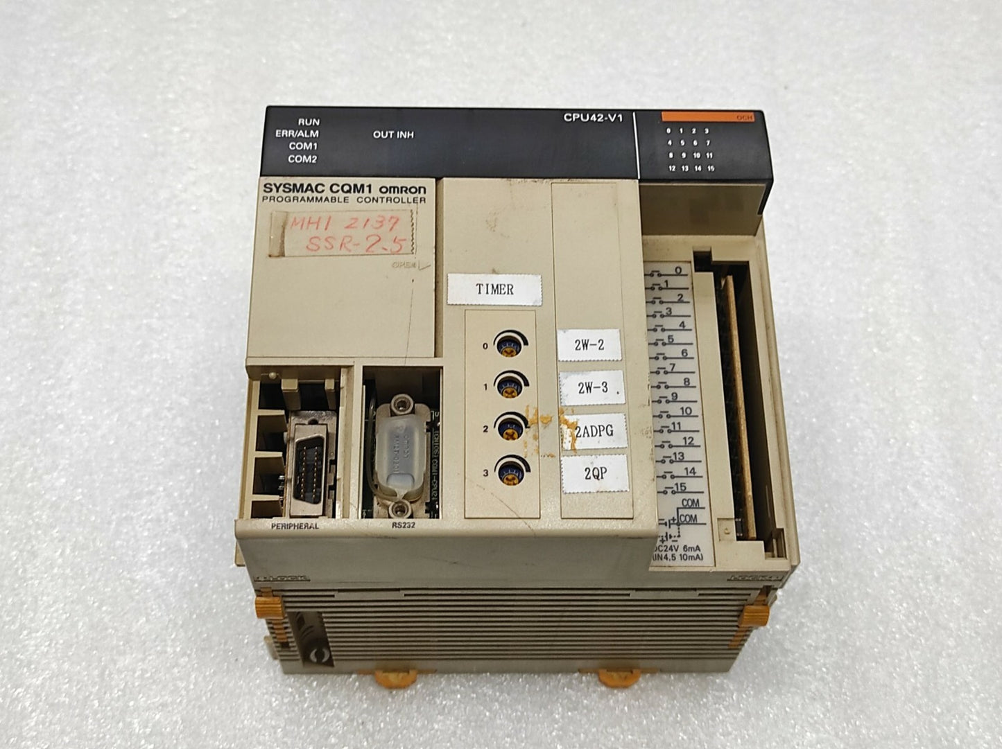 Omron CQM1-CPU42-V1 CPU Unit 24V DC