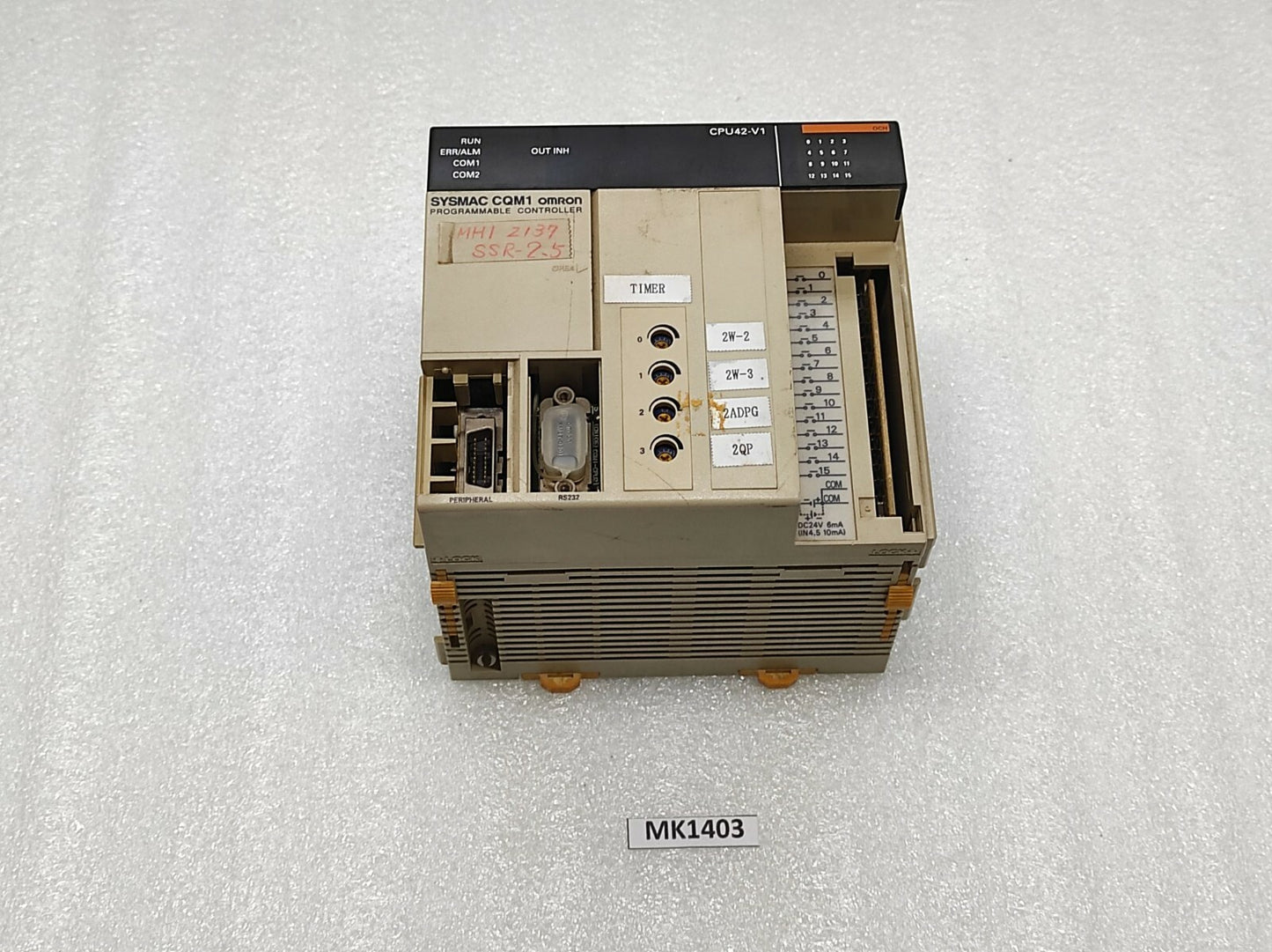 Omron CQM1-CPU42-V1 CPU Unit 24V DC