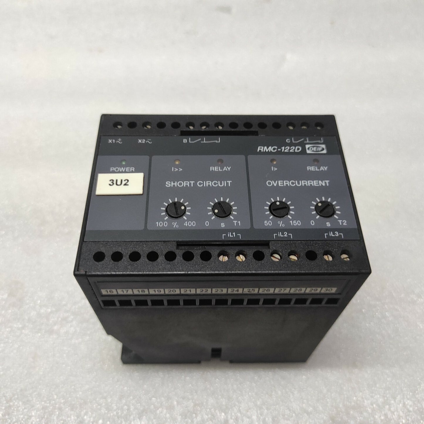 DEIF RMC-122D SHORT CIRCUIT AND OVERCURRENT RELAY 400002391.90 440VAC