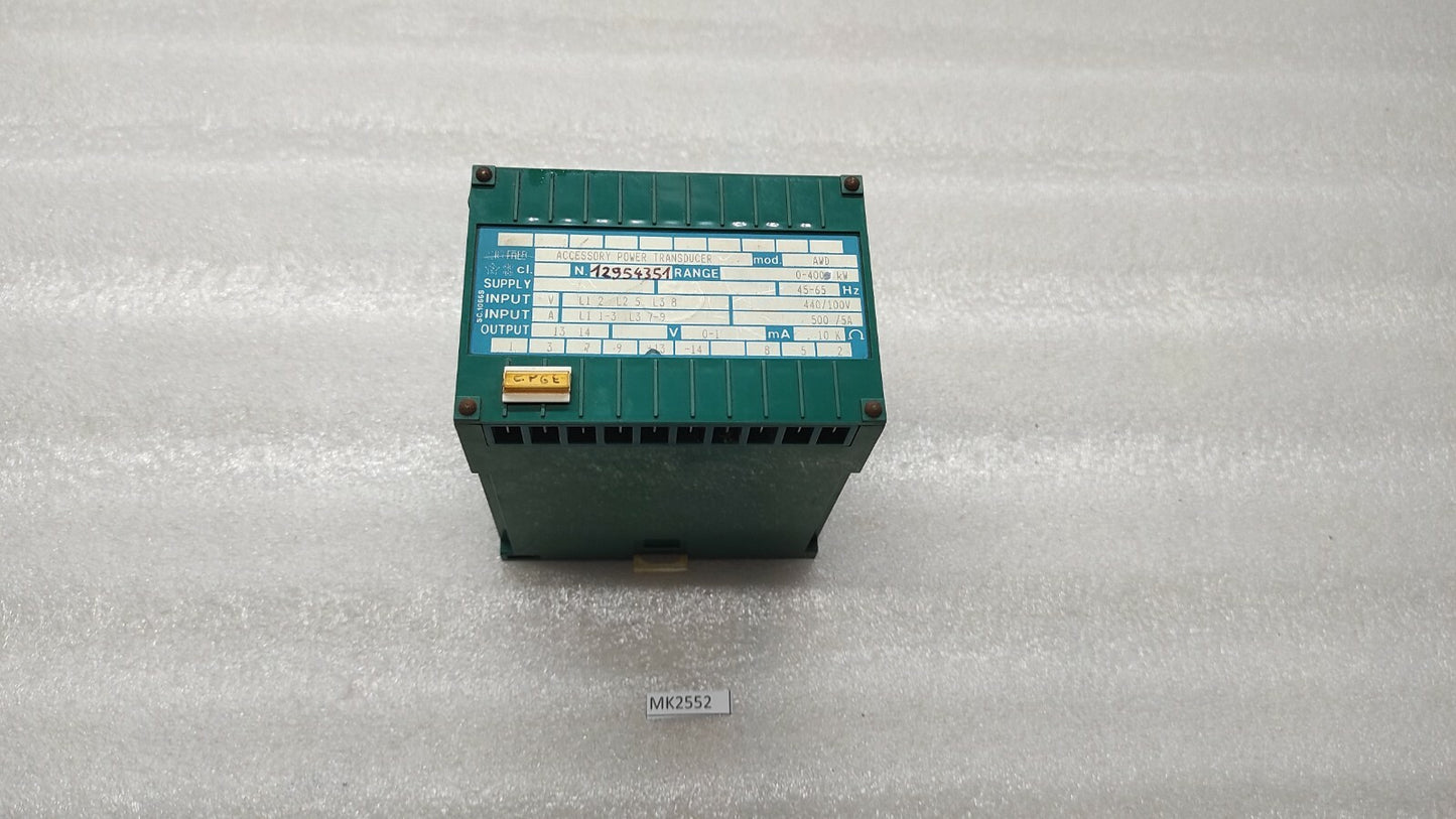 FRER AWD POWER TRANSDUCER 12954351 0-400kW 440/100V