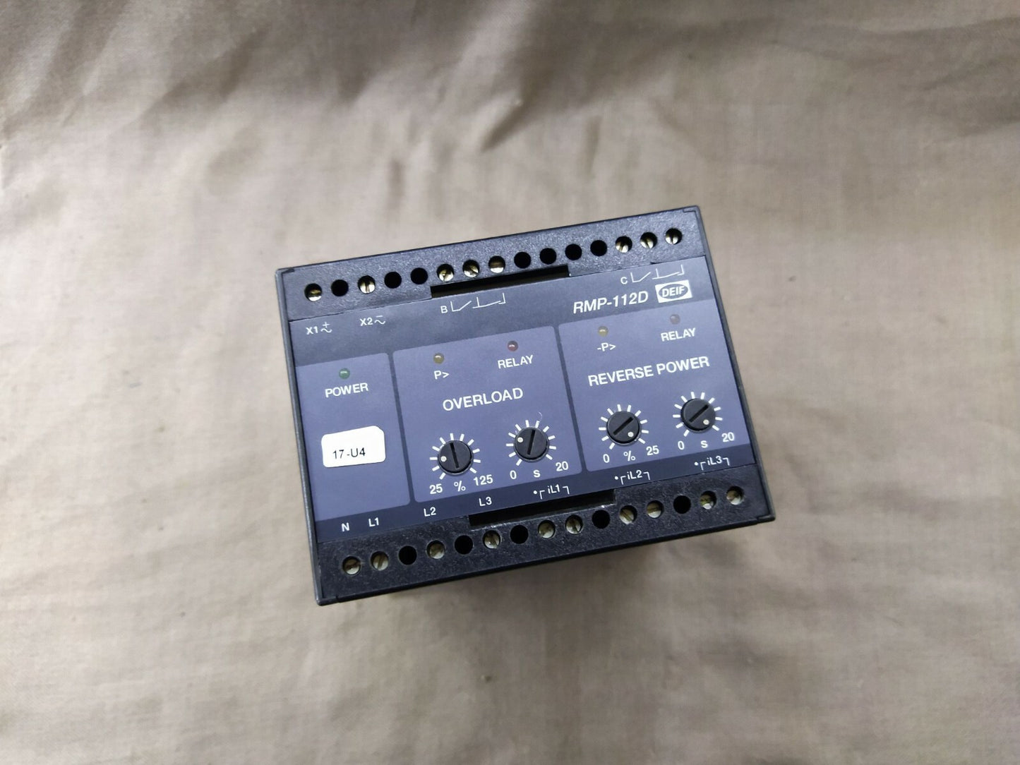 Deif RMP-112D Overload-Reverse Power Relay 400015560.100