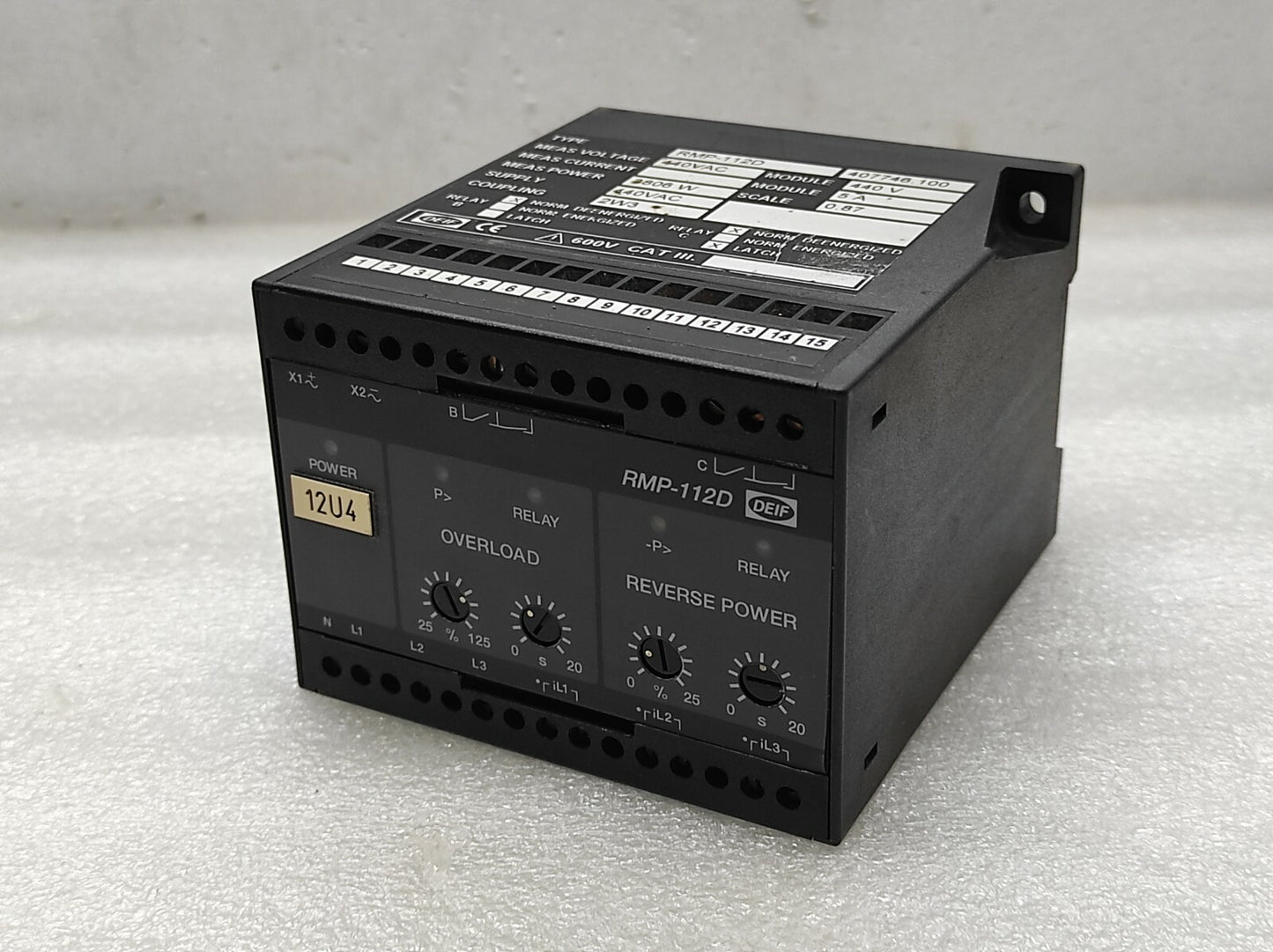 DEIF RMP-112D PROTECTION RELAY 407746.100