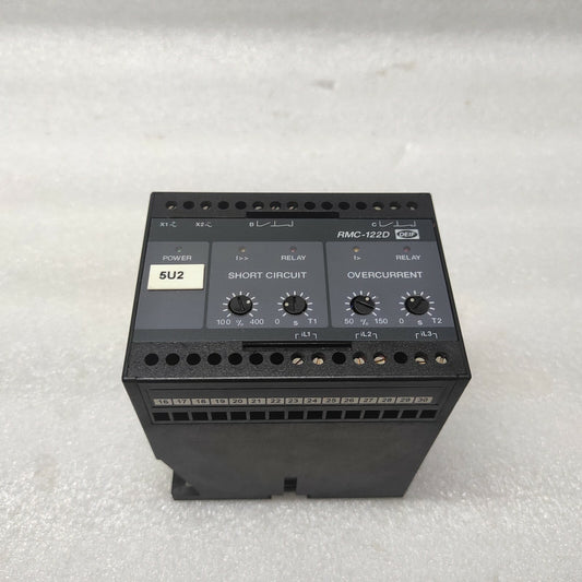 DEIF RMC-122D SHORT CIRCUIT AND OVERCURRENT RELAY 400002365.100 24VDC
