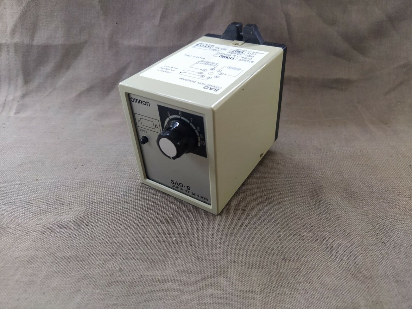 Omron SAO-S Current Sensor 110V AC SAOS