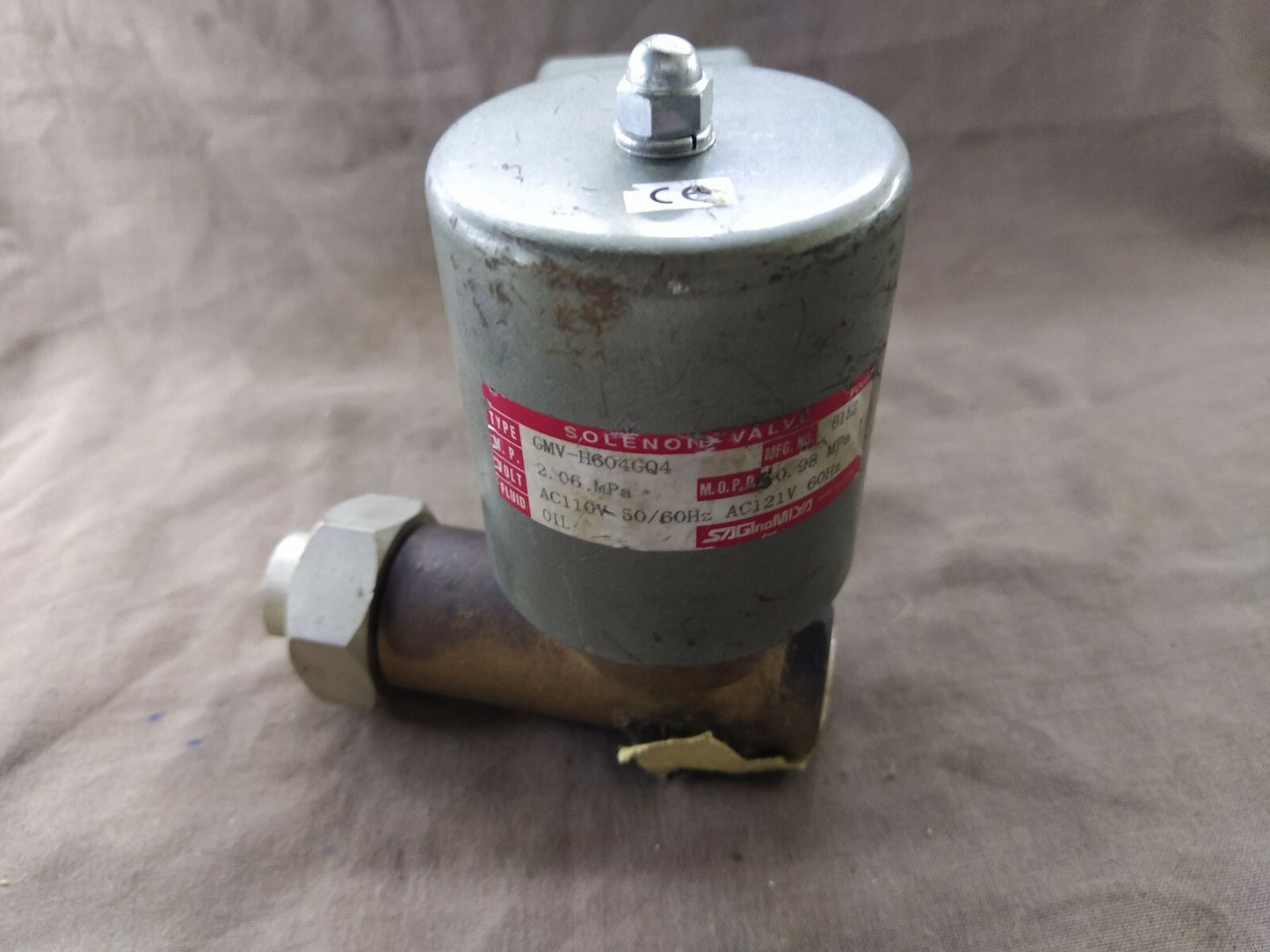 Saginomiya GMV-H604GQ4 Solenoid Valve 110V