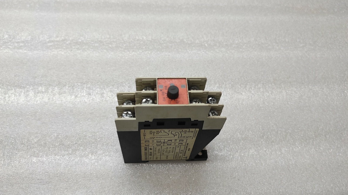 MITSUBISHI SRS-HNP SOLID STATE TIMER 200-240VAC 0.1-10 SEC