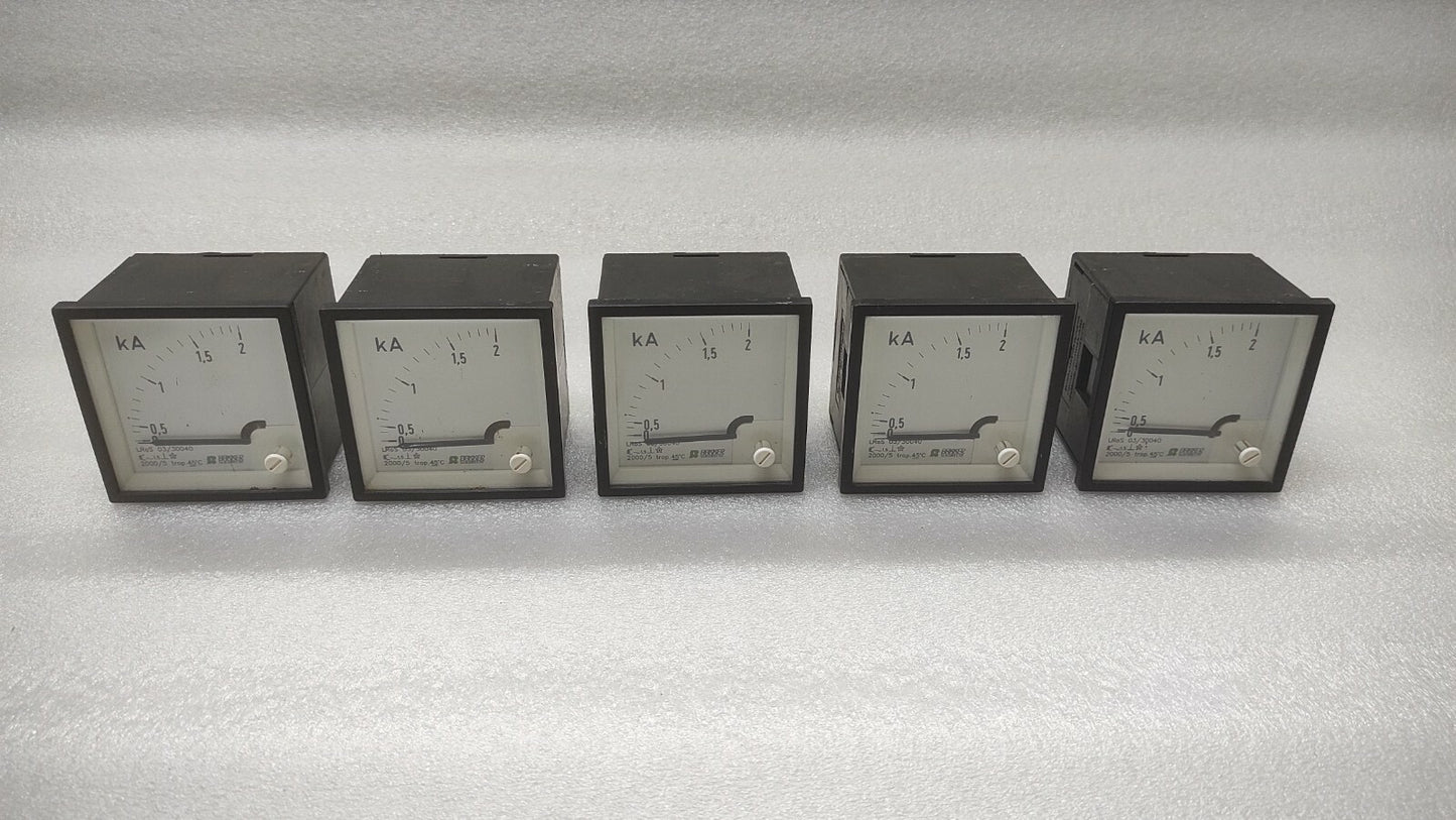 BAKKER SLIEDRECHT CT 2000/5 KILO AMPERE METER 0-2kA