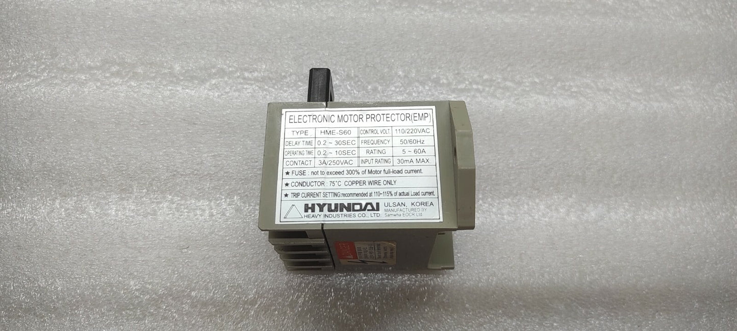 HYUNDAI HME-S60 ELECTRONIC MOTOR PROTECTOR 110-220VAC