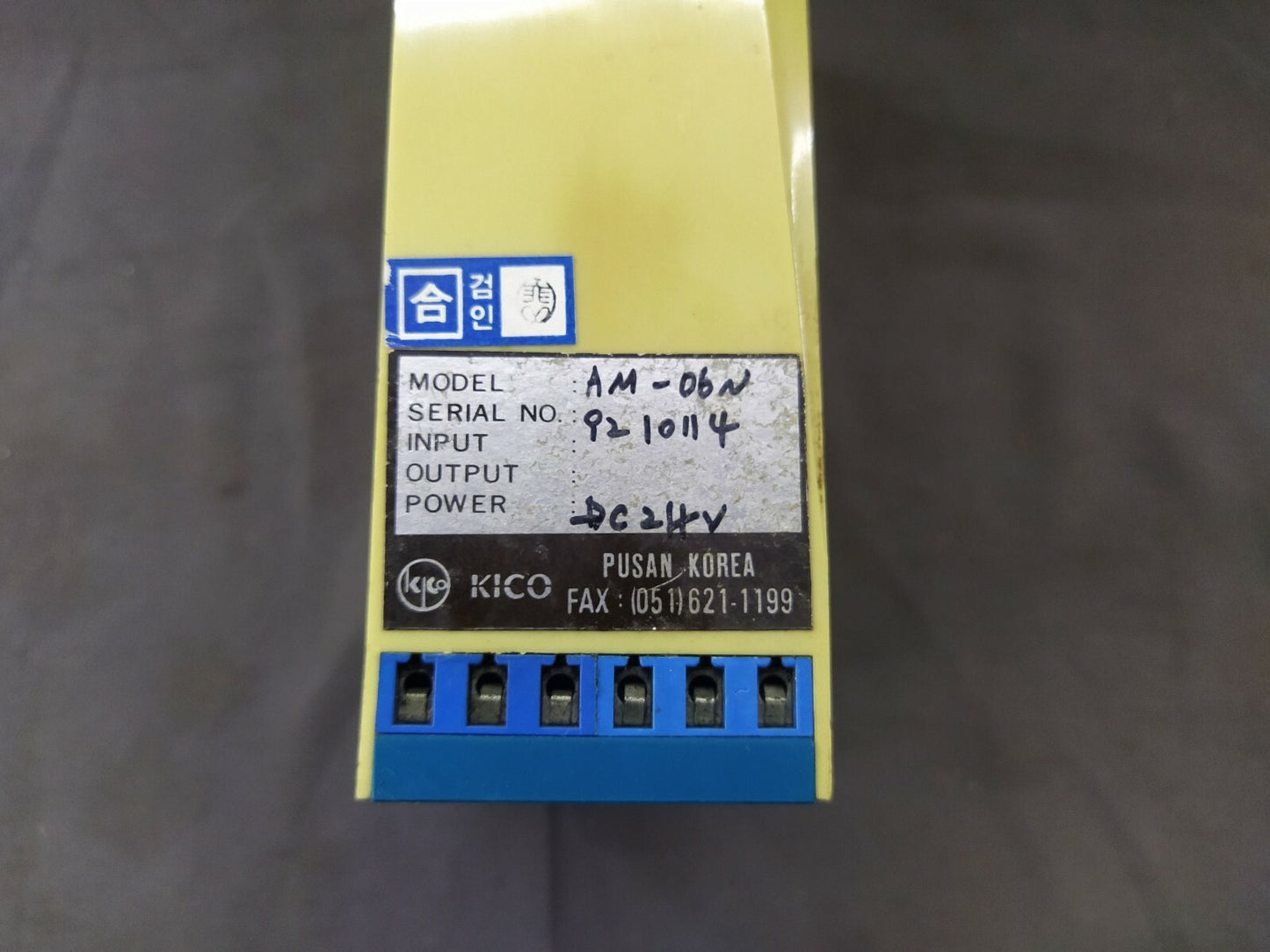 Kico AM-06N Alarm Monitoring Unit 24V DC