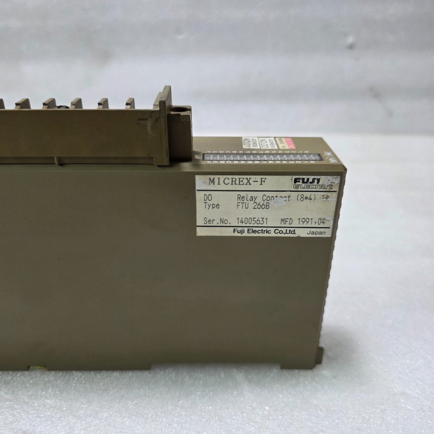 FUJI ELECTRIC MICREX-F FTU266B RELAY OUTPUT MODULE (DO) | 8X4 RELAY CONTACTS PLC