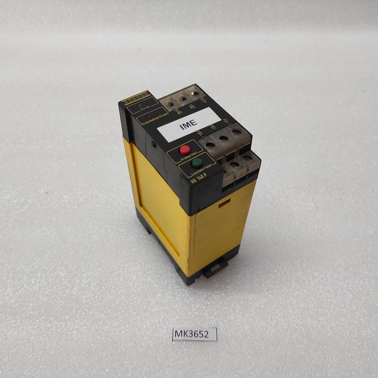 BENDER UG140P EARTH FAULT RELAY B916382 24VDC