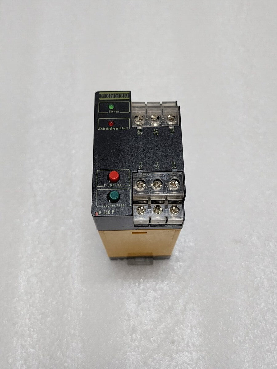 BENDER UG140P EARTH FAULT RELAY B916382 24VDC