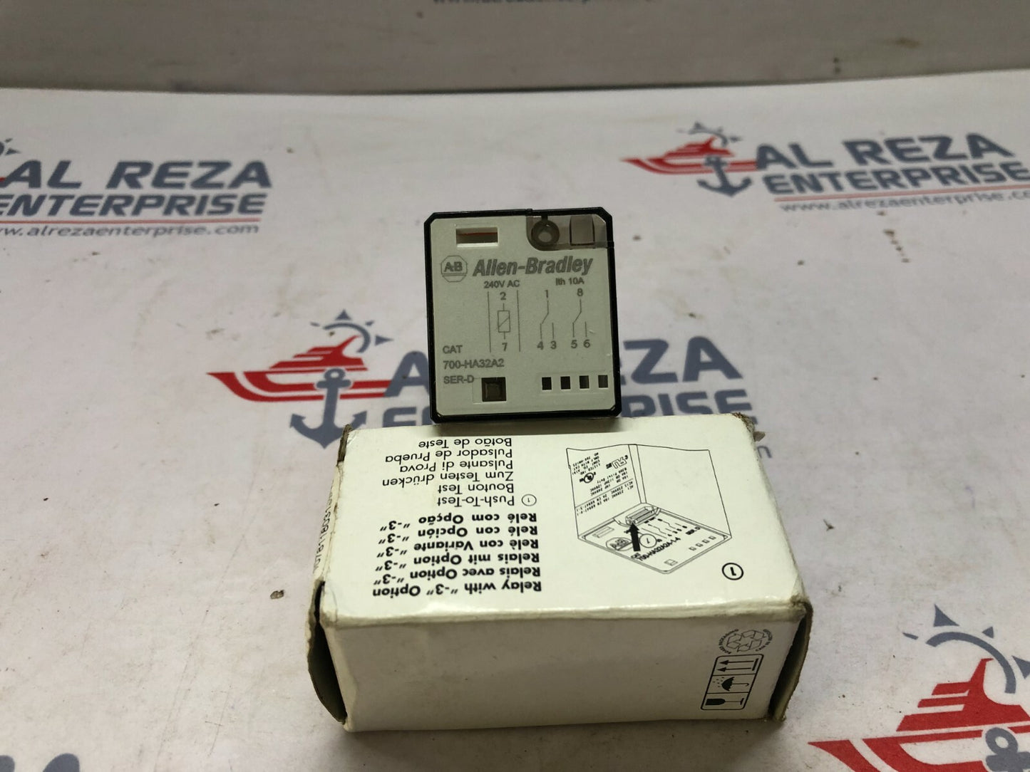 ALLEN BRADLEY CAT 700-HA32A2-D 8-PIN ICE CUBE RELAY 240V AC 10A