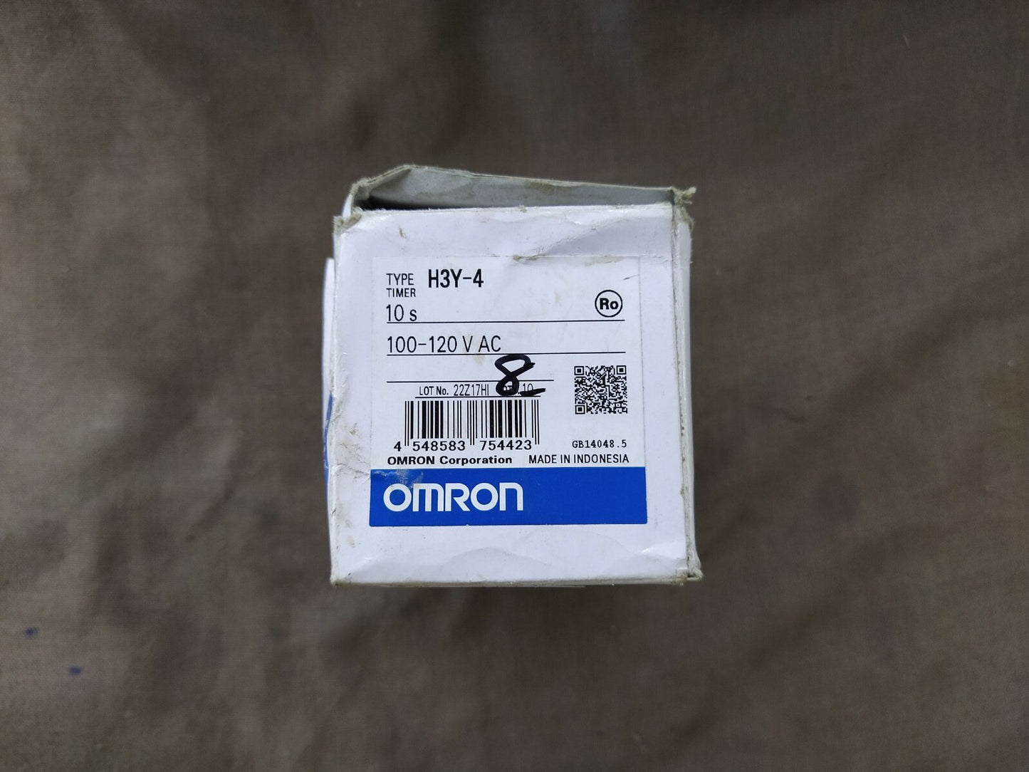 Omron H3Y-4 Power on Delay Timer 10S 100-120 VAC Timer LOT OF 5 PC