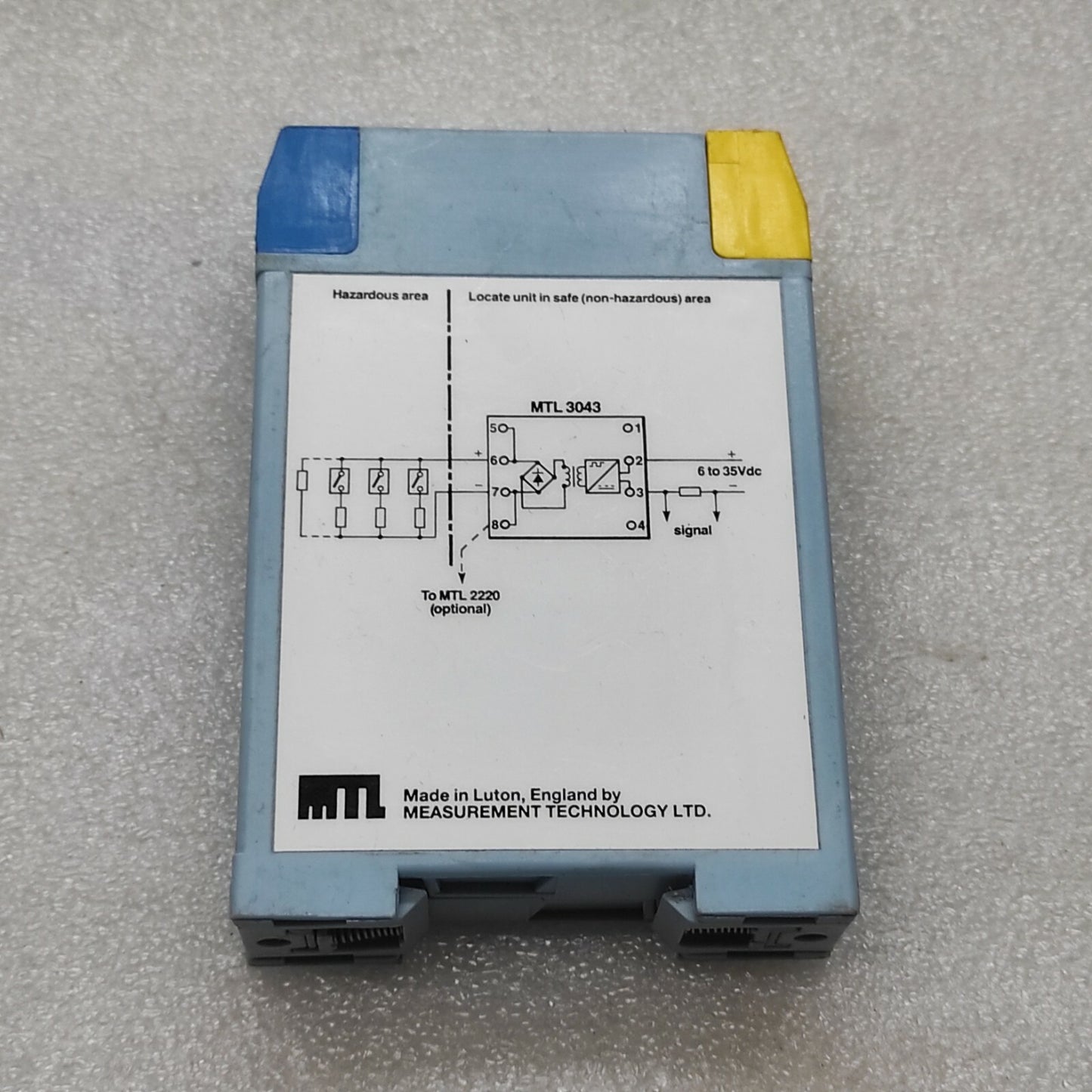 Measurement Technology MTL 3043 DC Isolator 1/40mA