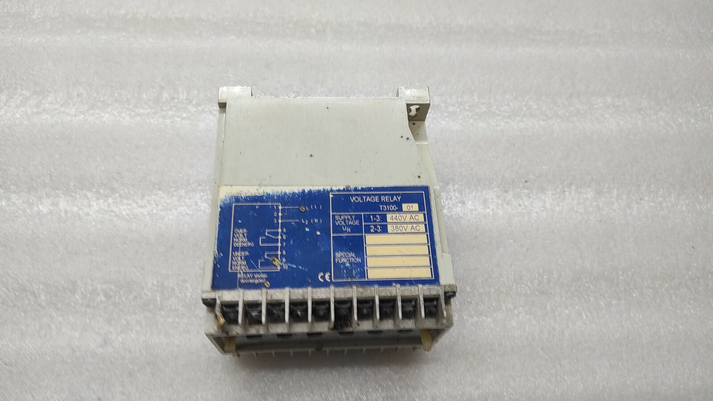 SELCO T3100-01 VOLTAGE RELAY 440VAC BODY BURNT