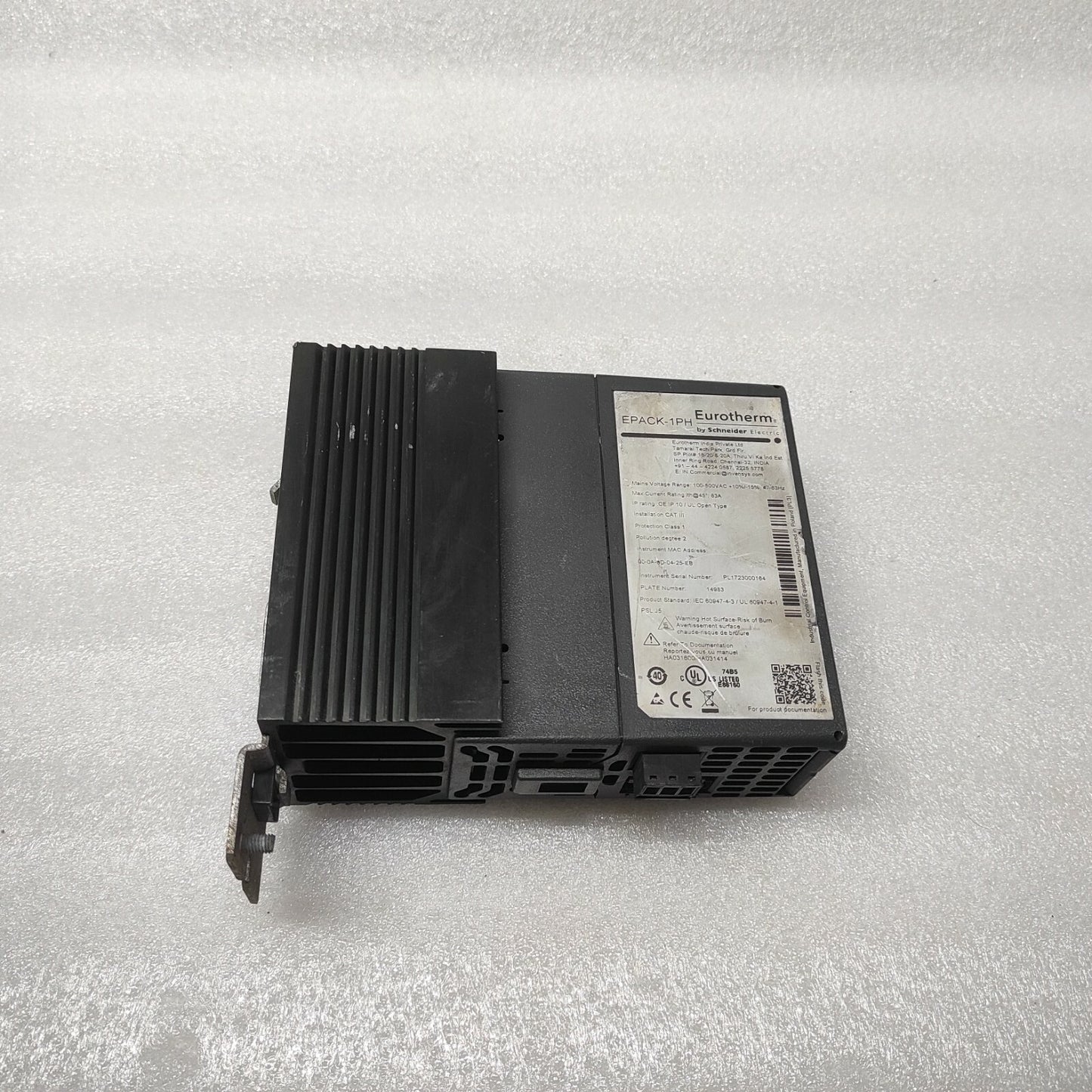 EUROTHERM EPACK-1PH CONTROLLER EPACK-1PH/63A/500V/XXX/V2CL/XXX/XXX/TCP/XXX/XXXXX