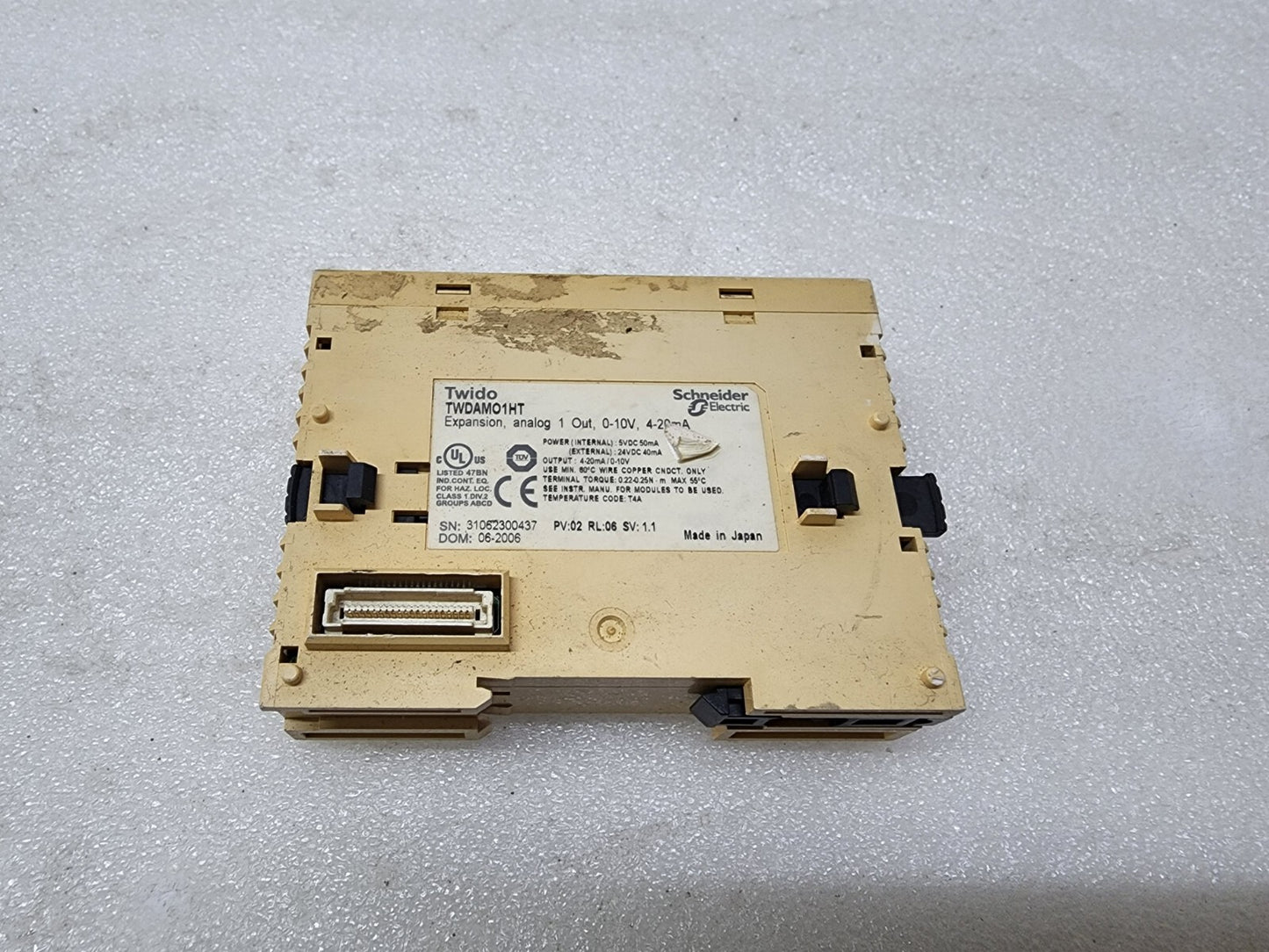 TWDAMO1HT ANALOG OUTPUT MODULE