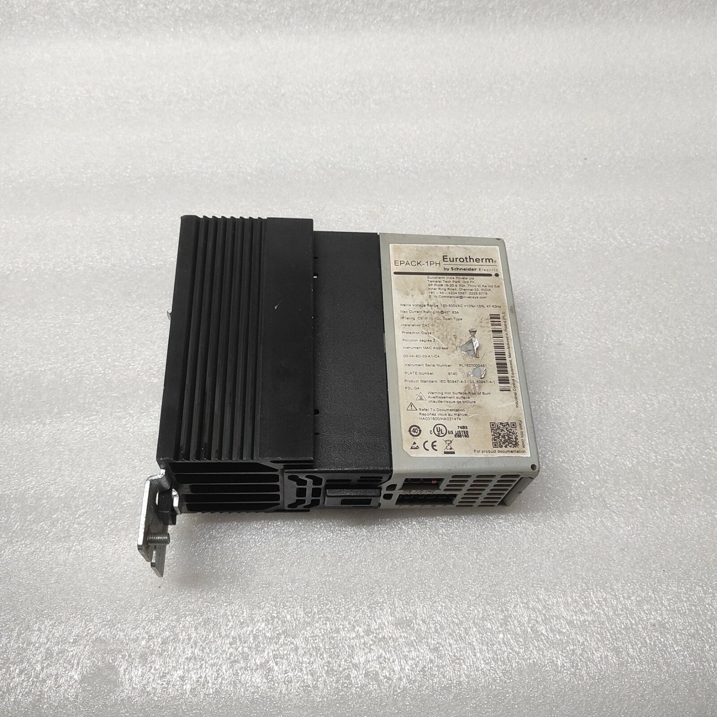 EUROTHERM EPACK-1PH MODBUS TCP CONTROLLER EPACK-1PH/63A/500V/XXX/V2CL/XXX/XXX/TC