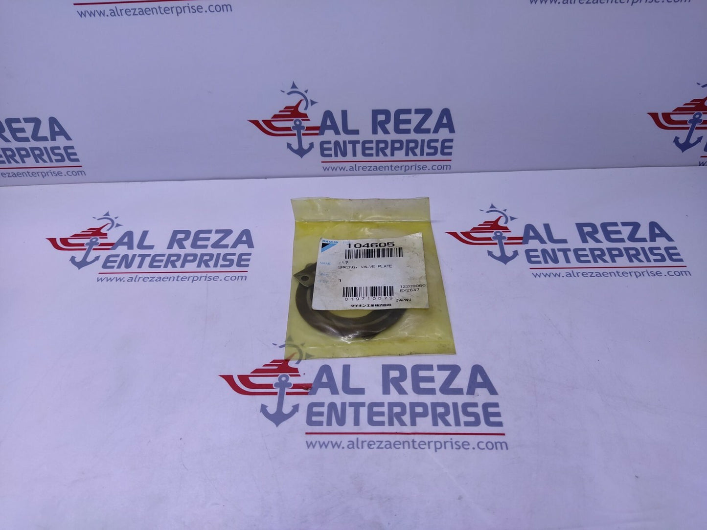 Daikin 104605 Spring Valve Plate