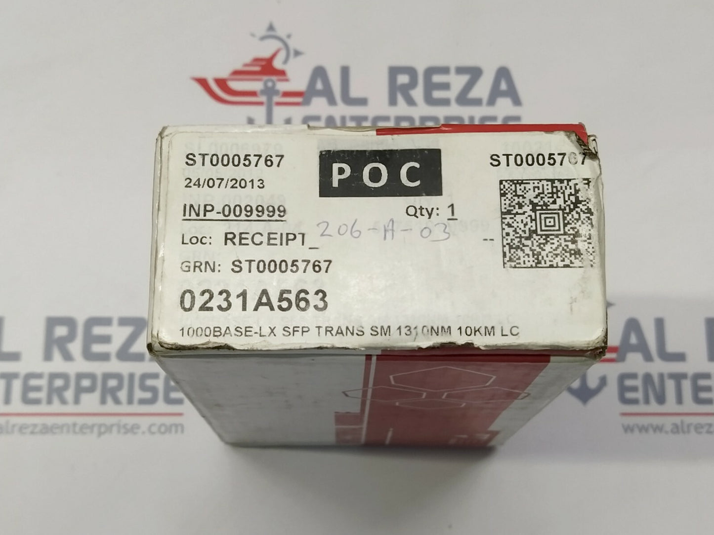 LANSWITCH  MODULE SFP-GE-LX-SM1310-A OPTICAL TRANSCEIVER 0231A563