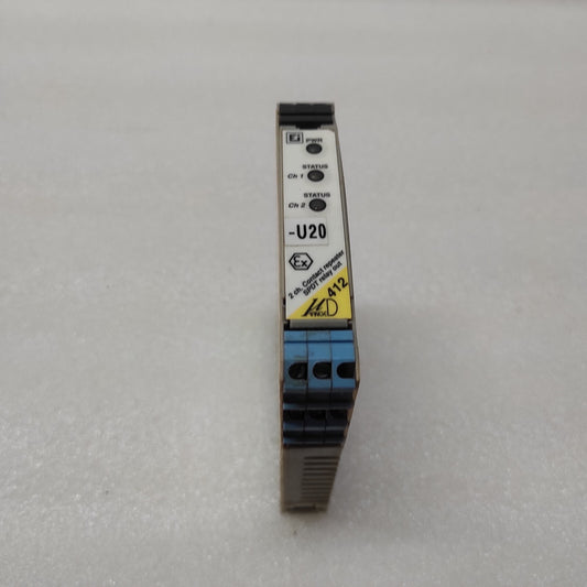 ELCON INSTRUMENT 412 2-CH ISOLATING CONTACT/PROX SENSOR REPEATER SPDT OUTPUTS