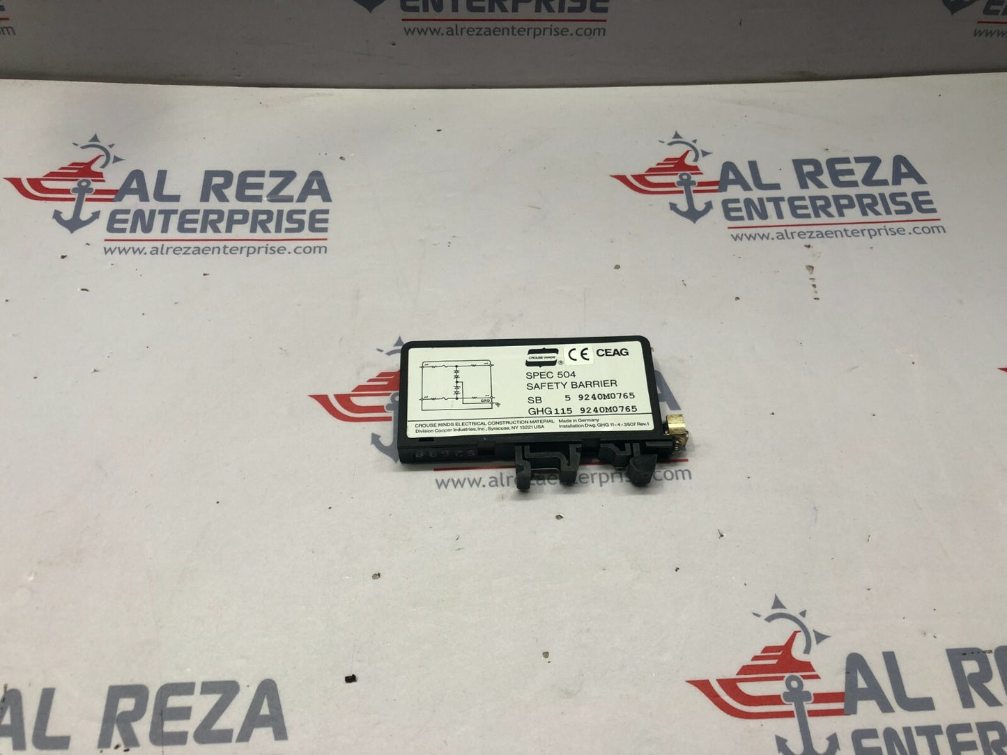 CROUSE-HINDS CEAG SPEC 504  SAFETY BARRIER 9240M0765