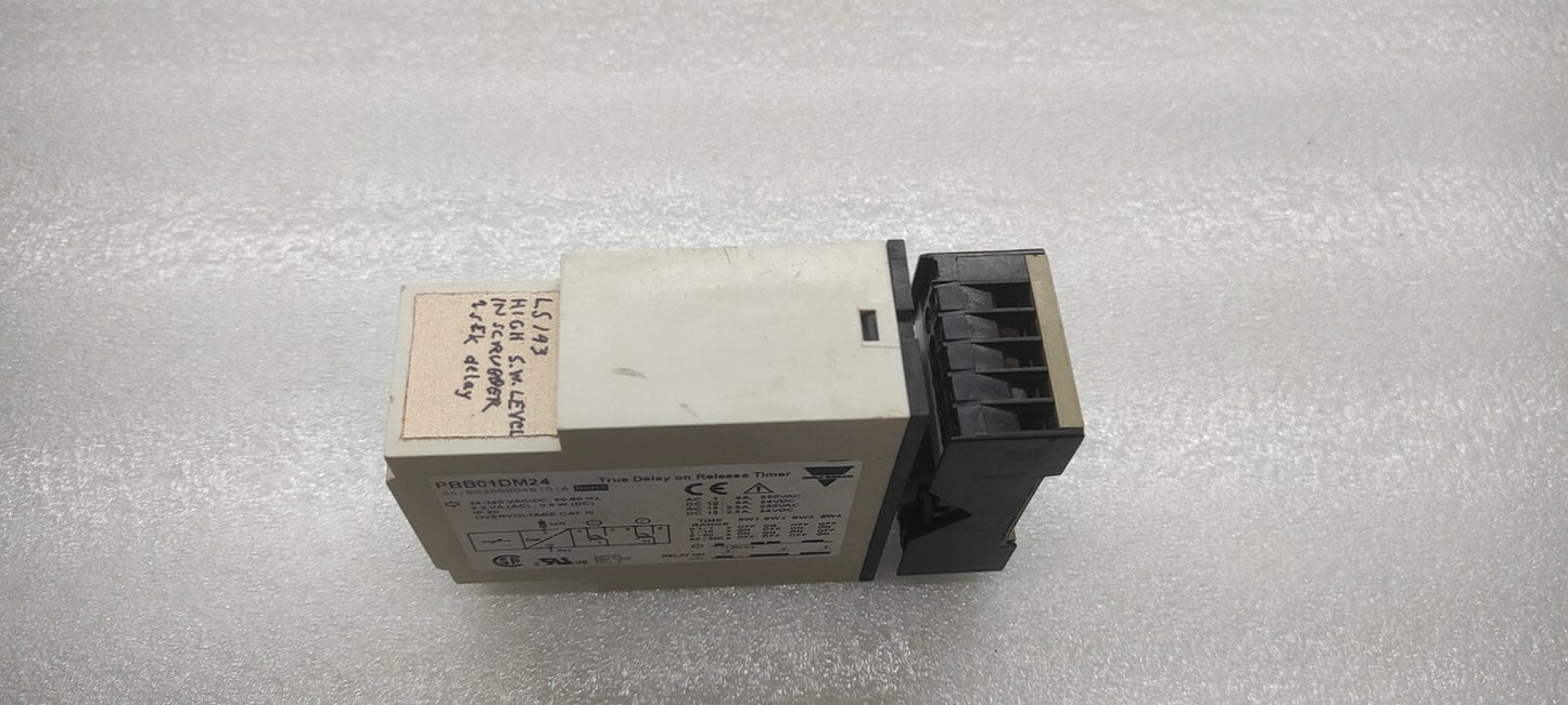 CARLO GAVAZZI PBB01DM24 TRUE DELAY  ON RELEASE TIMER 24-240VAC/DC