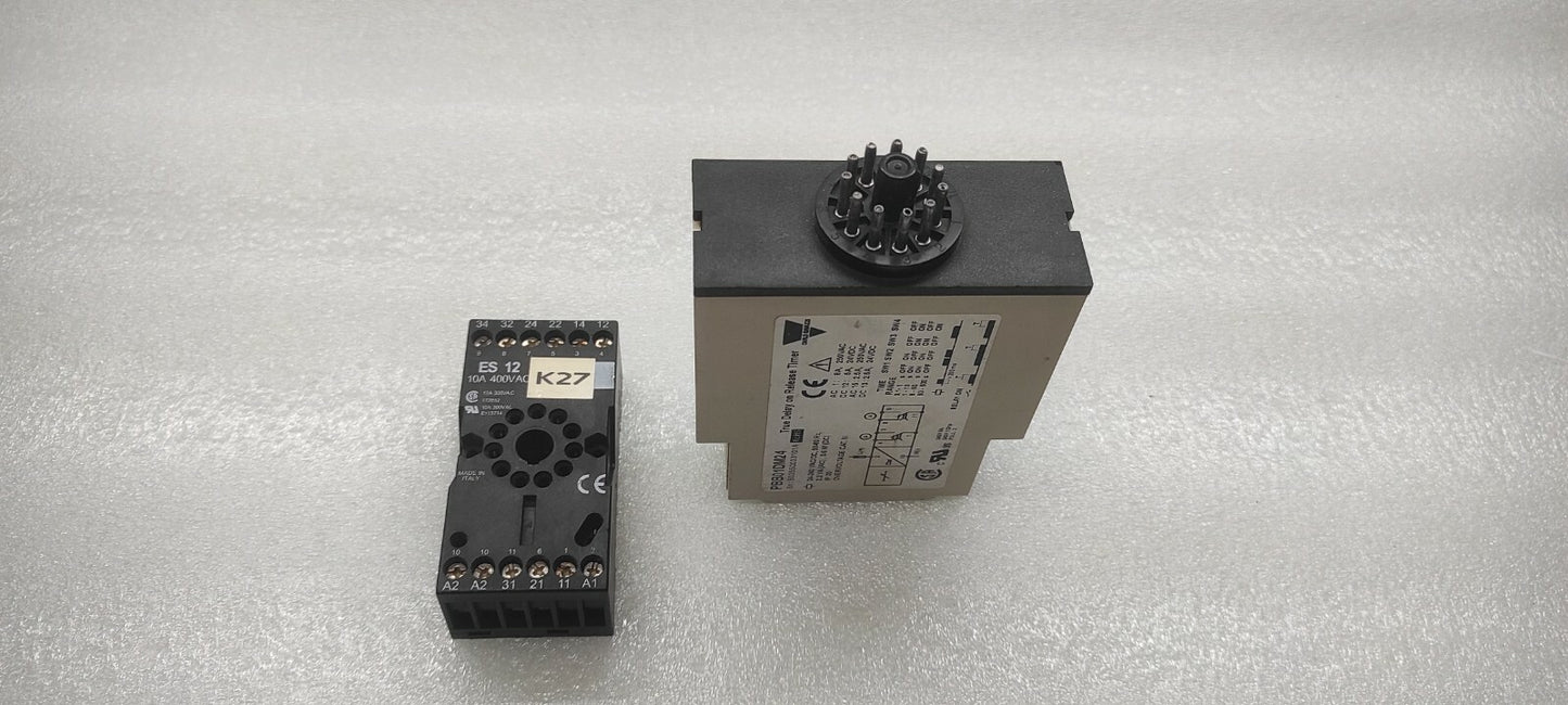 CARLO GAVAZZI PBB01DM24 TRUE DELAY  ON RELEASE TIMER 24-240VAC/DC PBB01DM24
