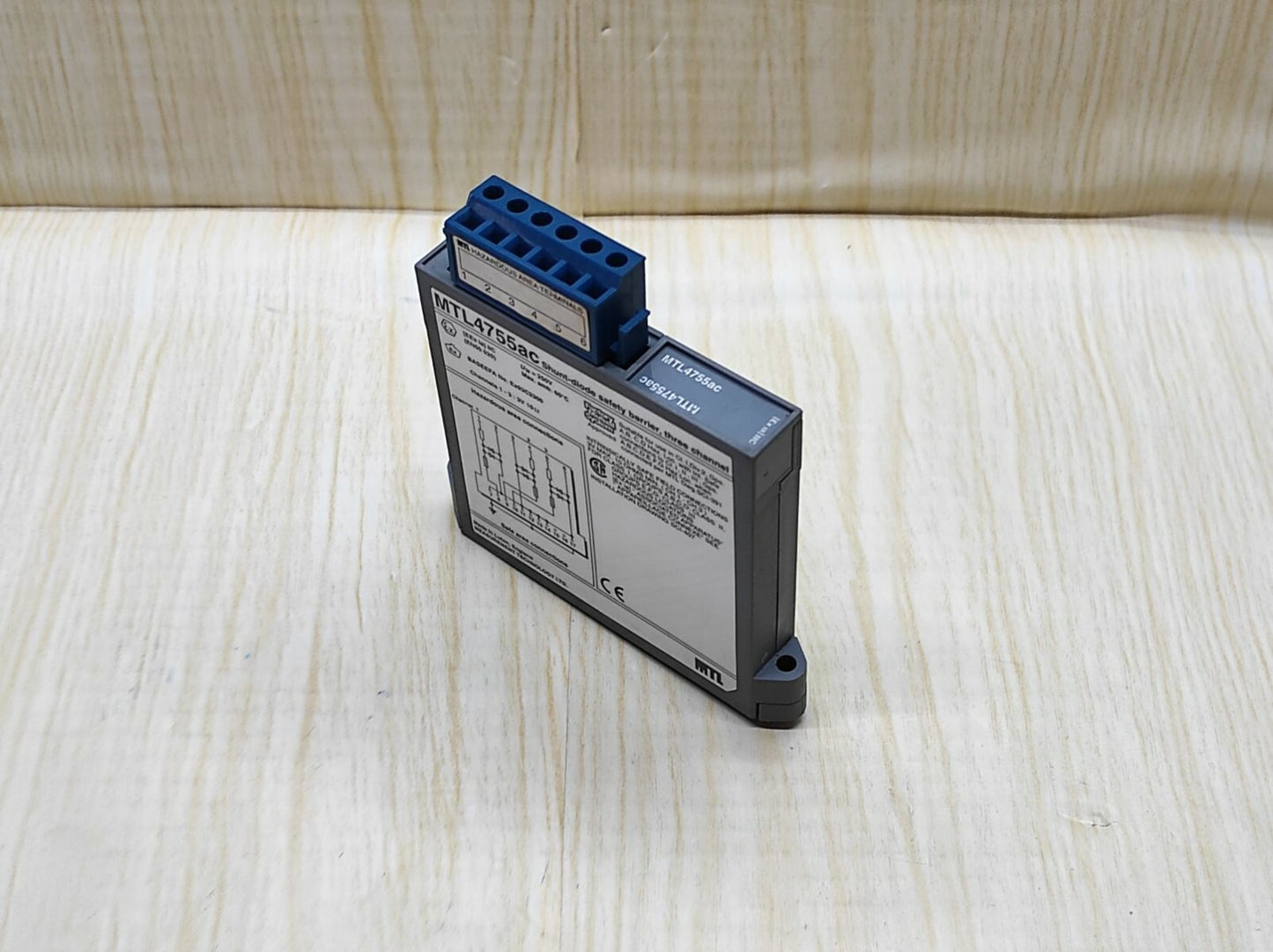 MTL 4755AC Shunt Diode Safety Barrier Three Channel MTL4755AC