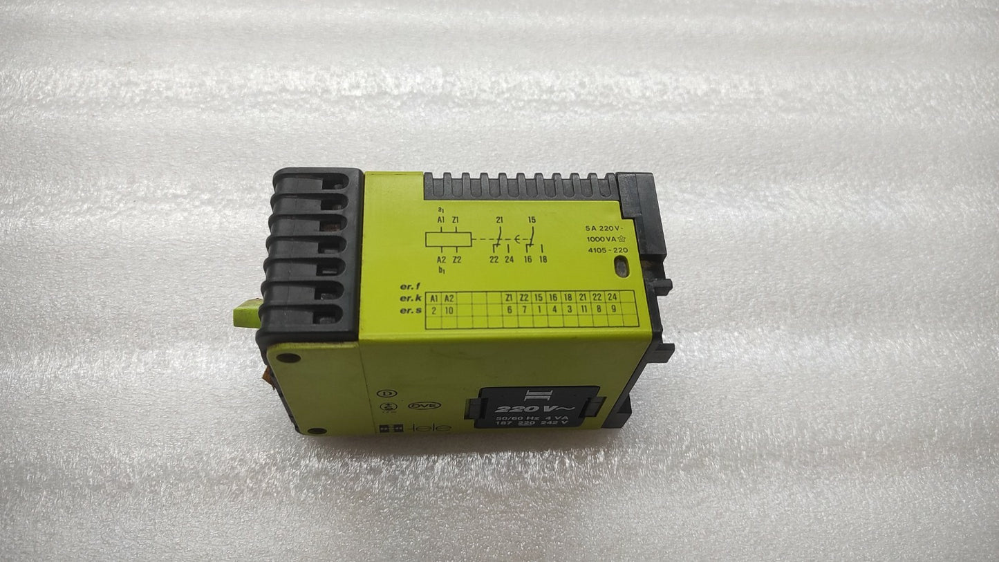 TELE OVE ER.K TIME RELAY 220V 0-30 SEC