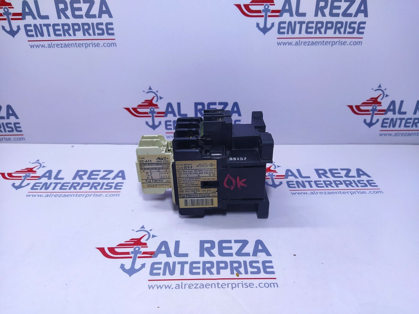 Fuji SC-5-1(19) Magnetic Contactor 32A Coil 100-110V Aux Relay SZ-A11 4NC0H0