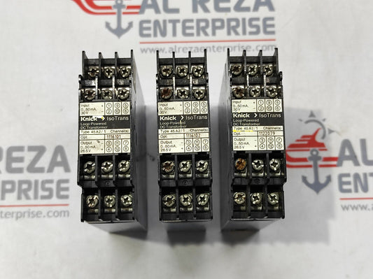 KNICK 45 A2/1 ISO TRANS LOOP POWERED DC TRANSFORMER 45A21