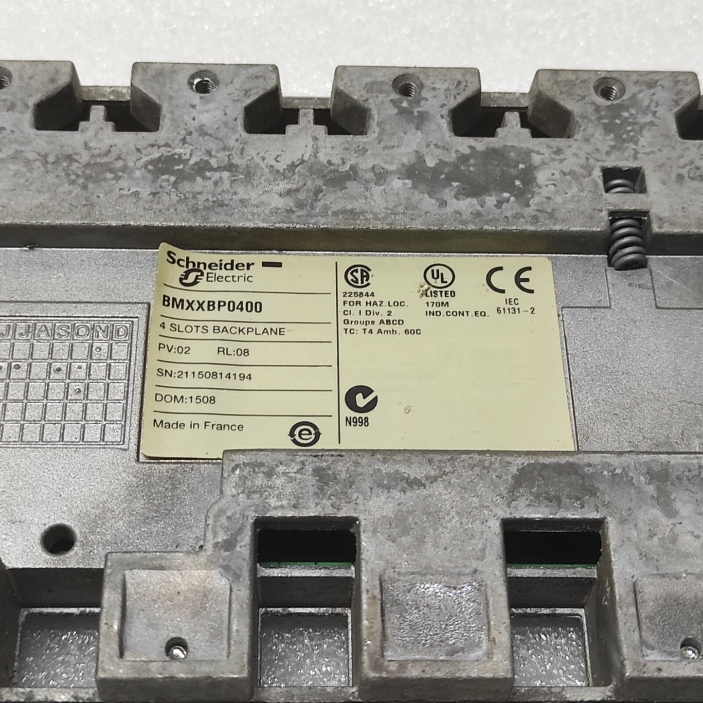 SE BMXXBP0400 4-SLOTS BACKPLANE