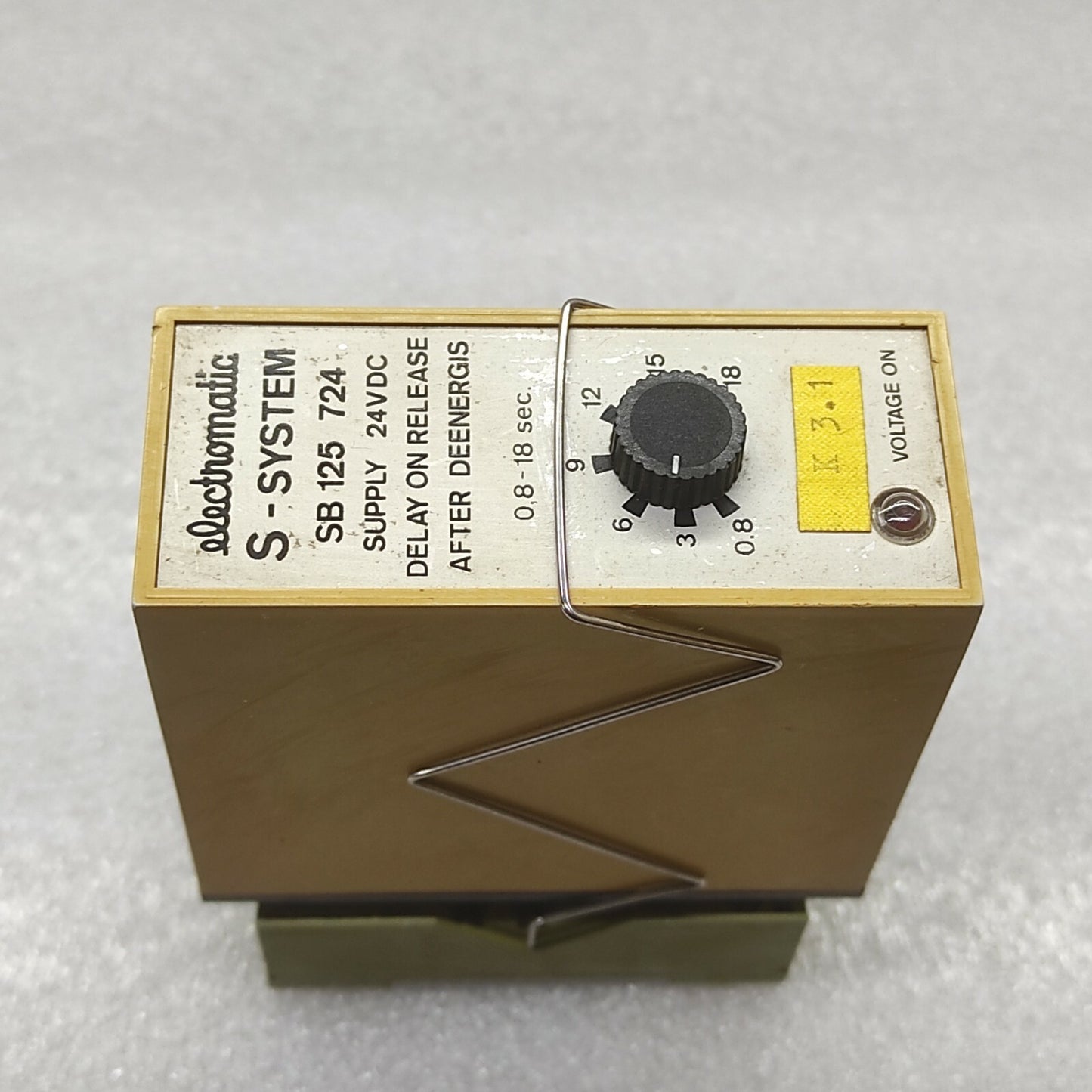 ELECTROMATIC SB 125 724 TIME DELAY RELAY 12-24VDC