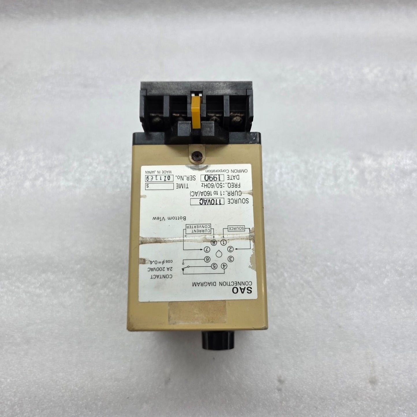 OMRON SAO-S CURRENT SENSOR 110V AC