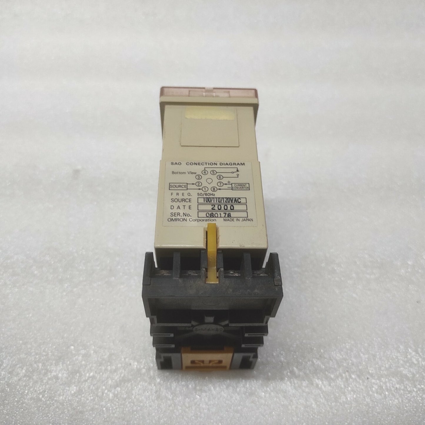 OMRON SAO-S1N CURRENT SENSOR 100-120VAC
