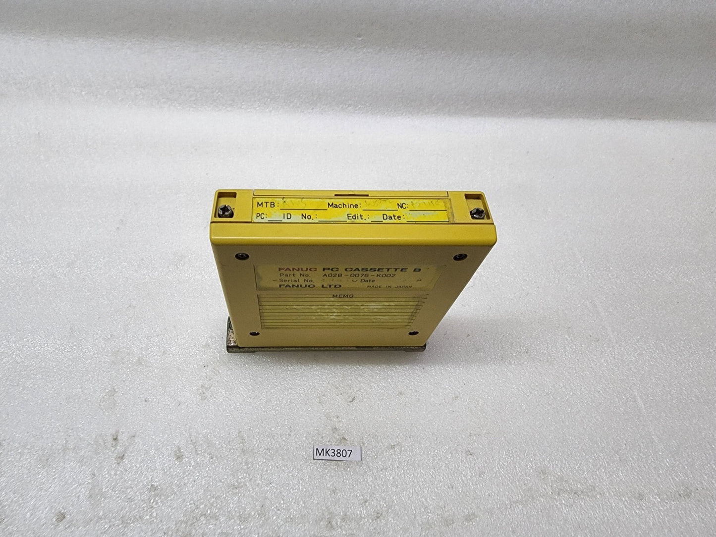 GE FANUC A02B-0076-K002 PC CASSETTE B
