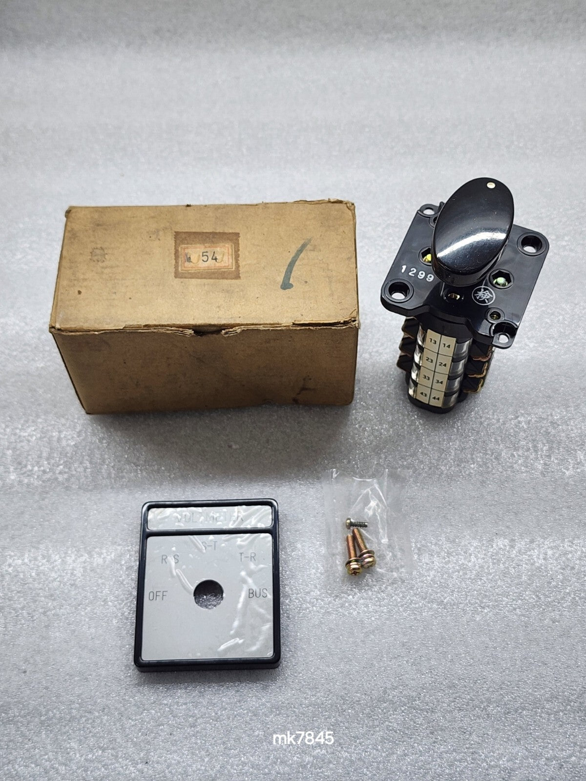 Seiko Electric EN 4X Cam Switch 600V 15A CONT