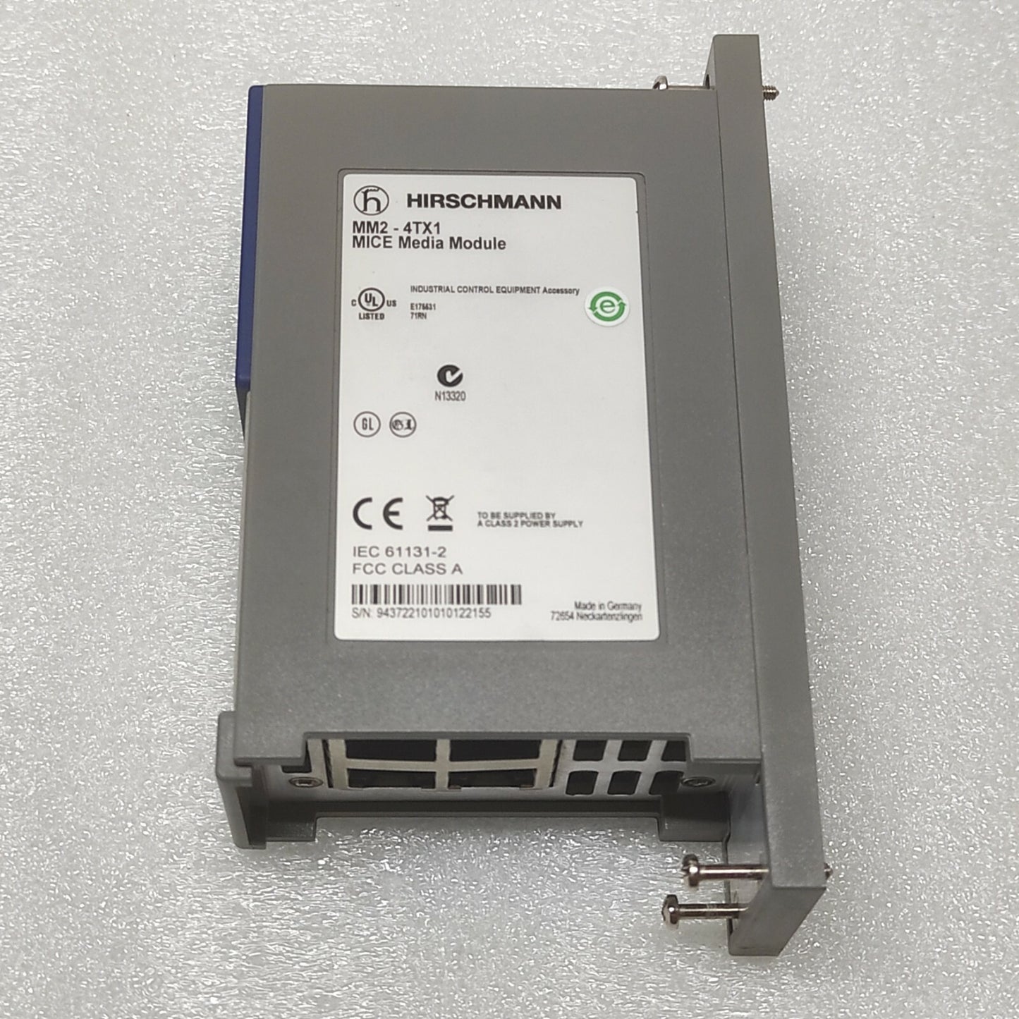 HIRSCHMANN MM2-4TX1 MICE MEDIA MODULE